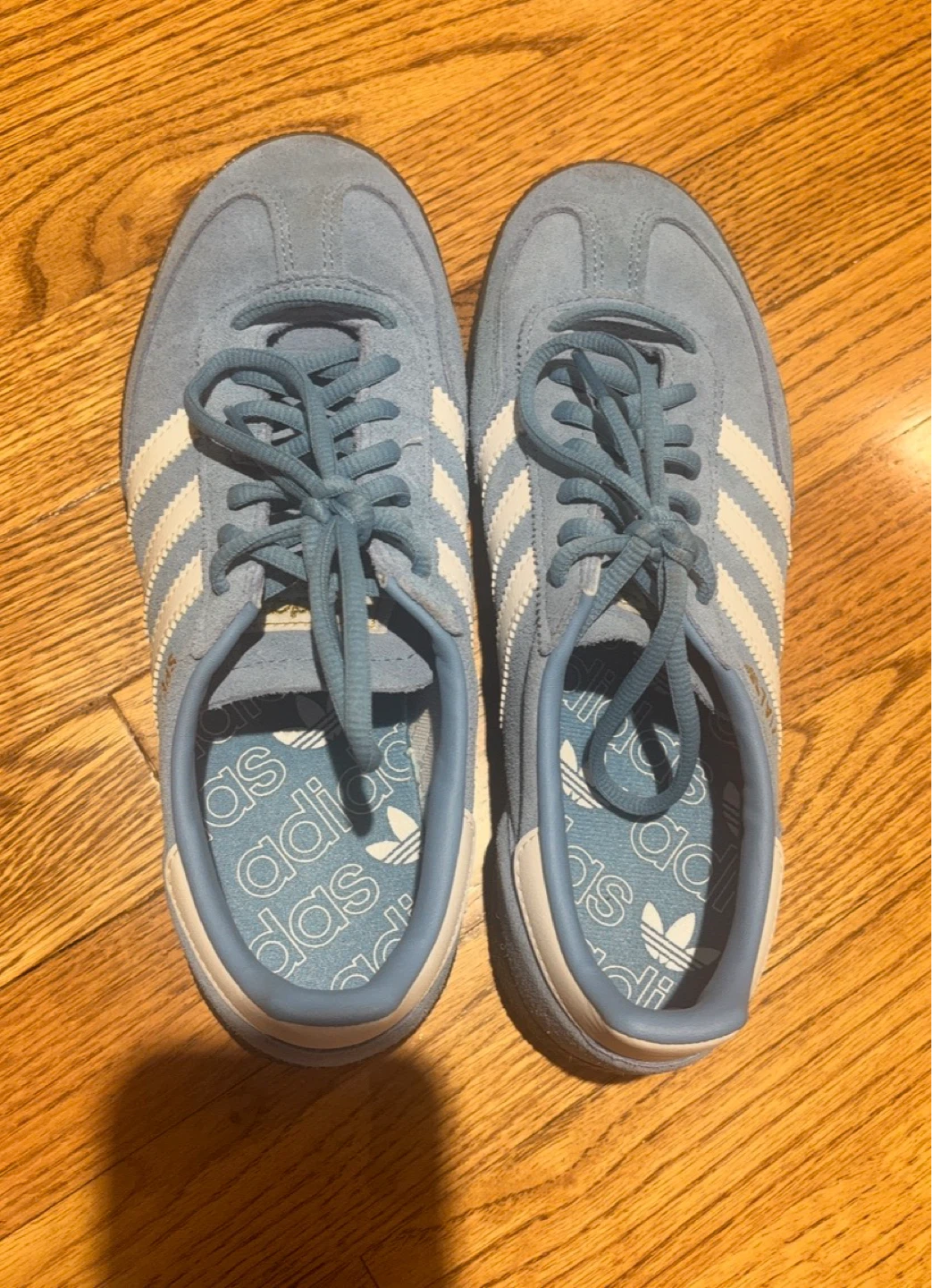 New Adidas Spezial Light Blue Suede Sneakers - photo 5