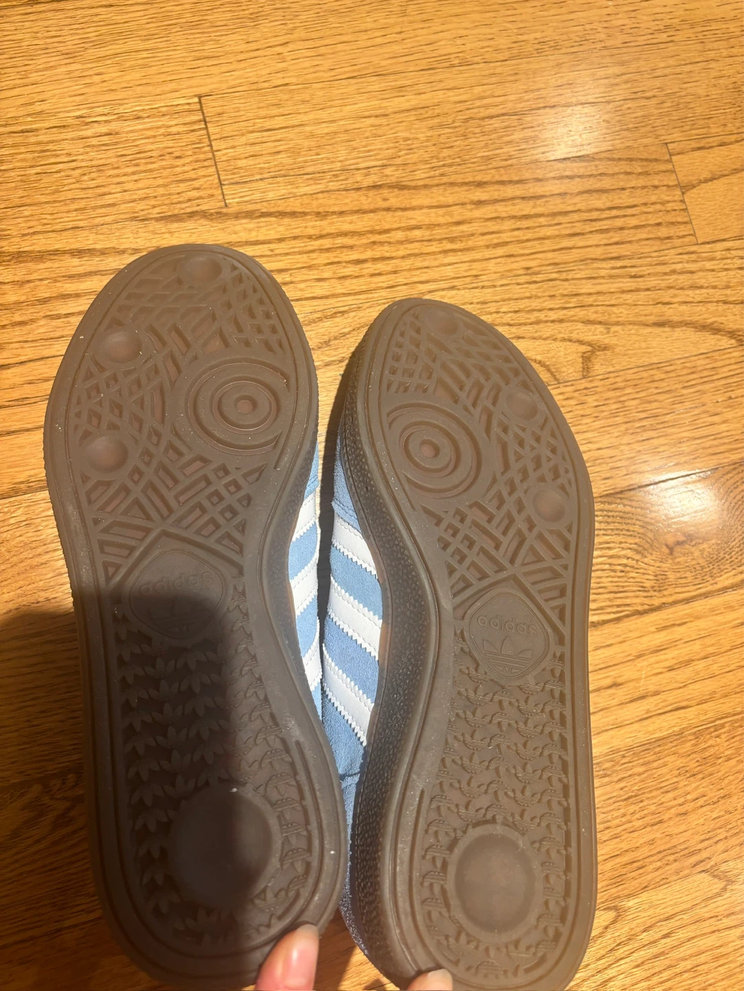 New Adidas Spezial Light Blue Suede Sneakers - photo 4