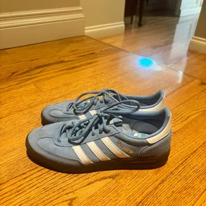 New Adidas Spezial Light Blue Suede Sneakers