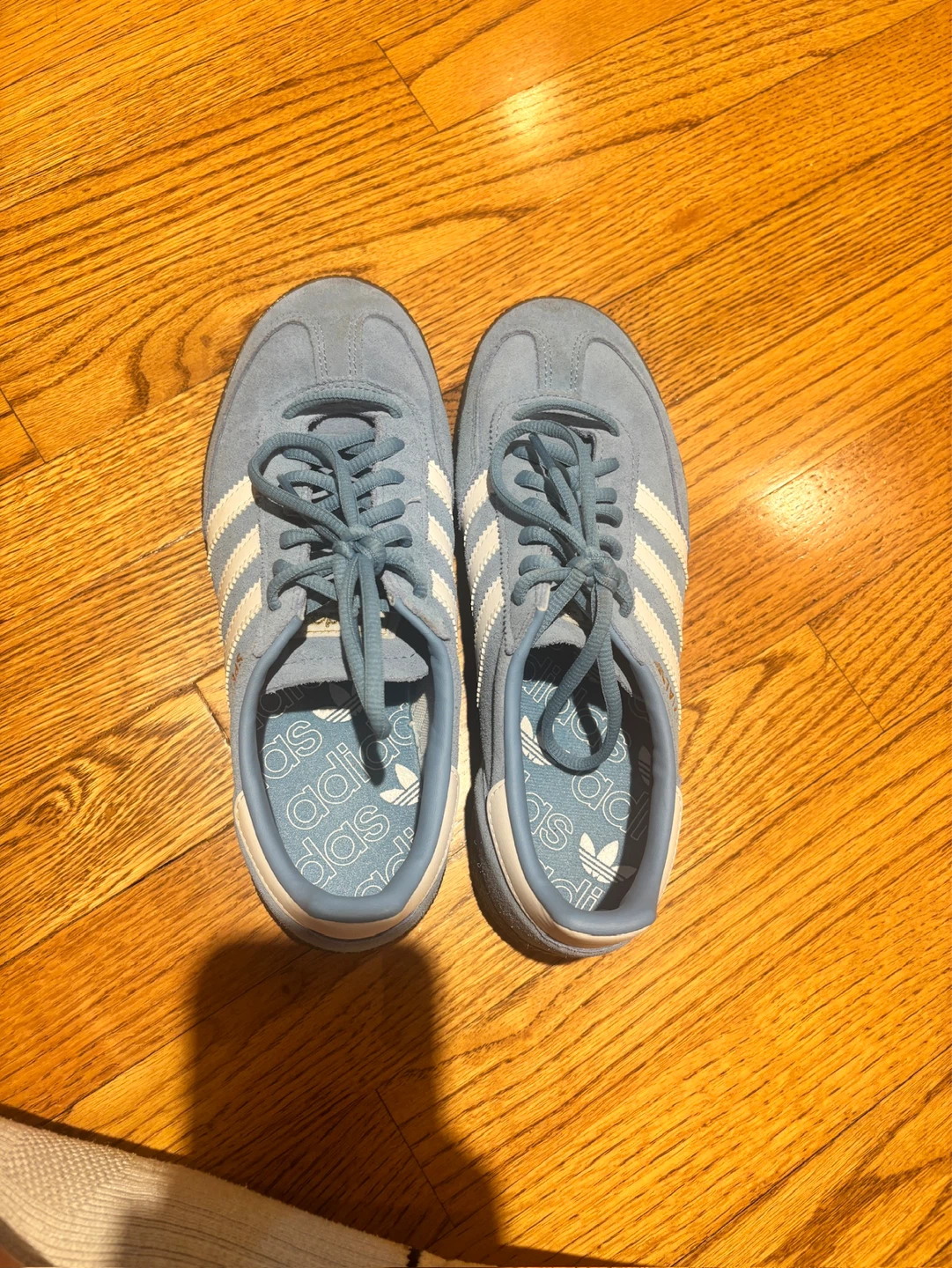 New Adidas Spezial Light Blue Suede Sneakers - photo 3
