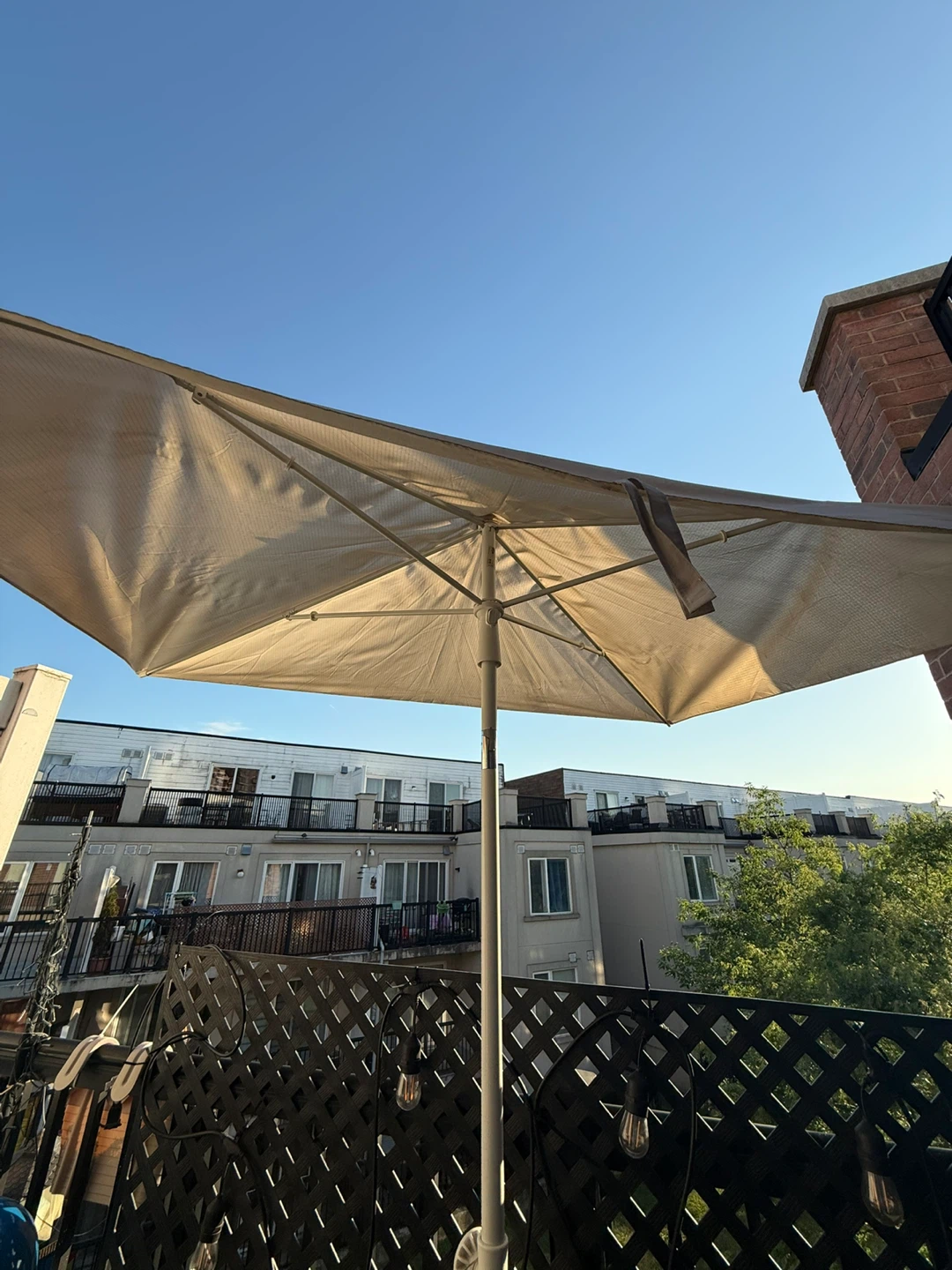 Tan Patio Umbrella - photo 2