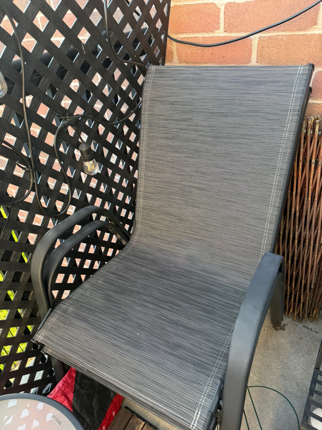 2 Grey Outdoor Chairs