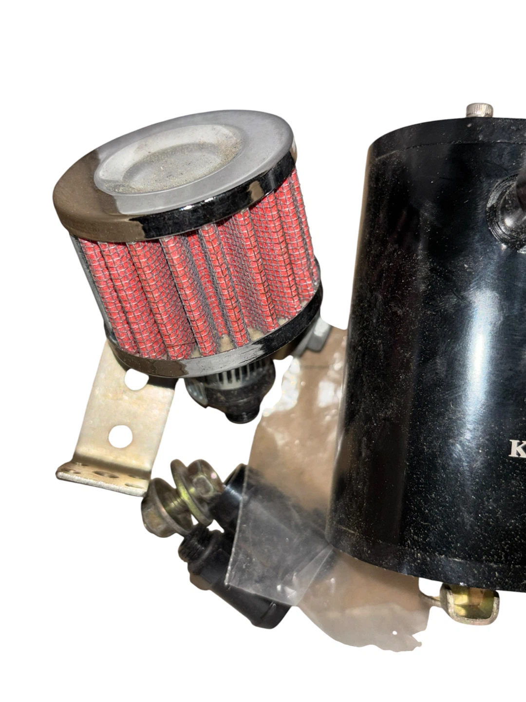 K-MOTOR Performance Oil Catch Can with Air Filter - photo 2