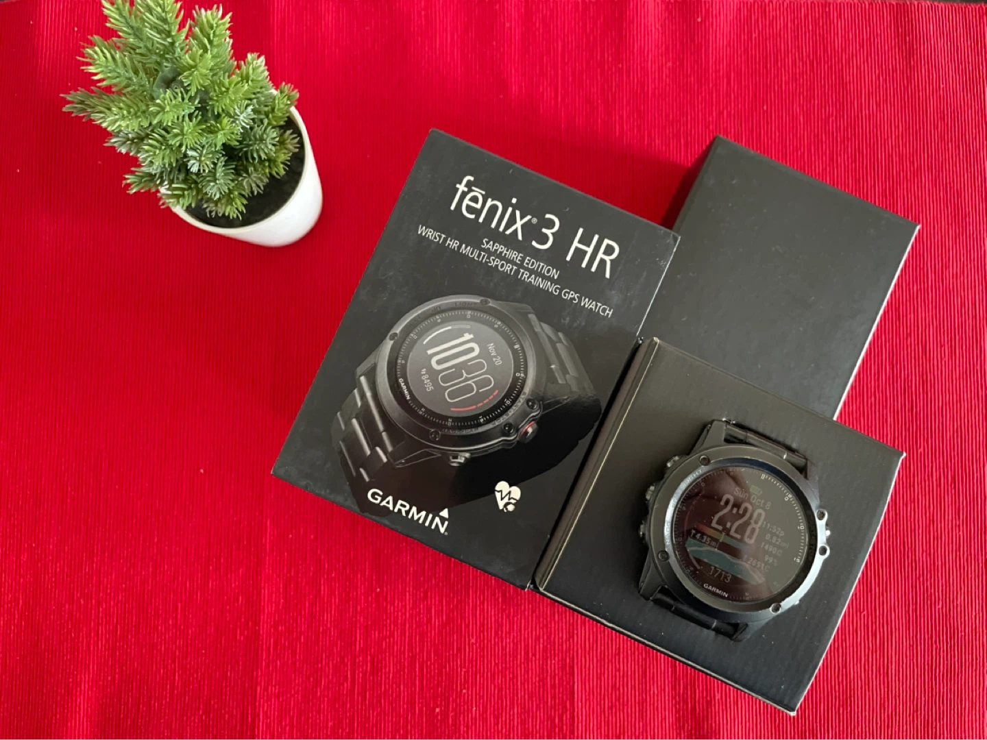 Garmin fēnix 3 HR Sapphire Edition Multi-Sport GPS Watch
