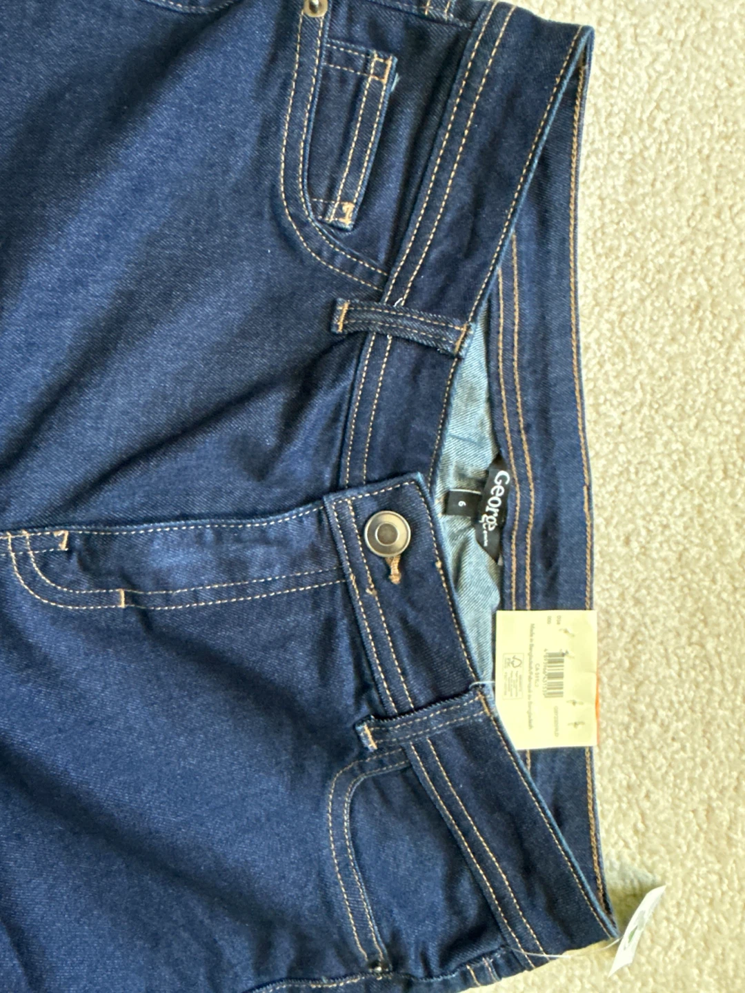 George Women's Dark Wash Jeans Size 8 - photo 2
