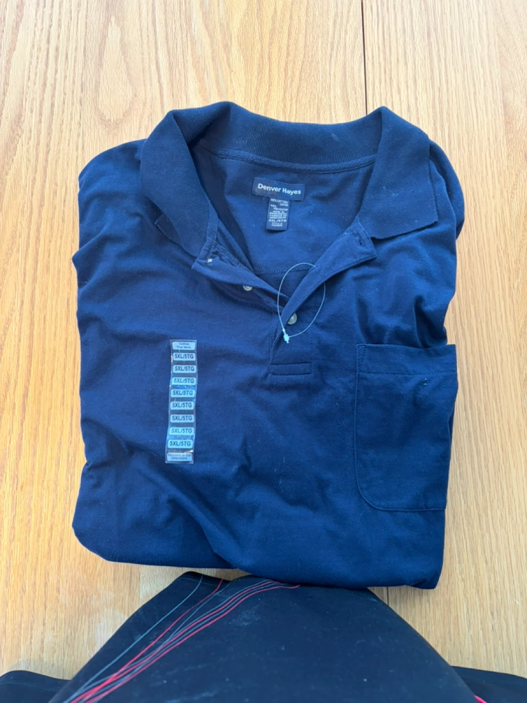 Denver Hayes Navy Blue Polo Shirt 5XL