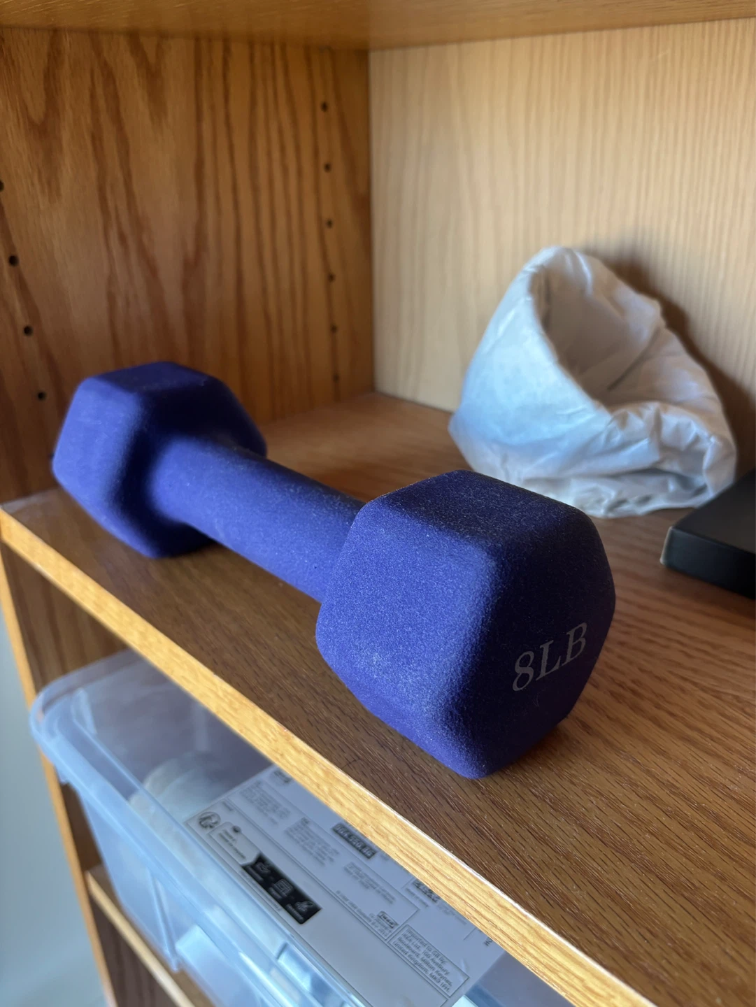 Purple 8lb Dumbbell