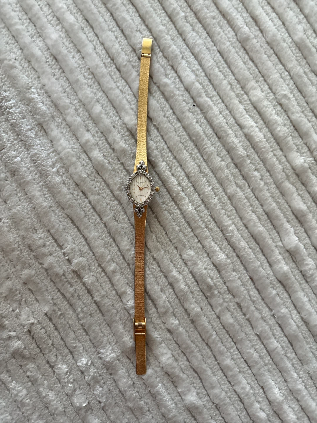 Helbros Quartz Watch with Crystal Accents