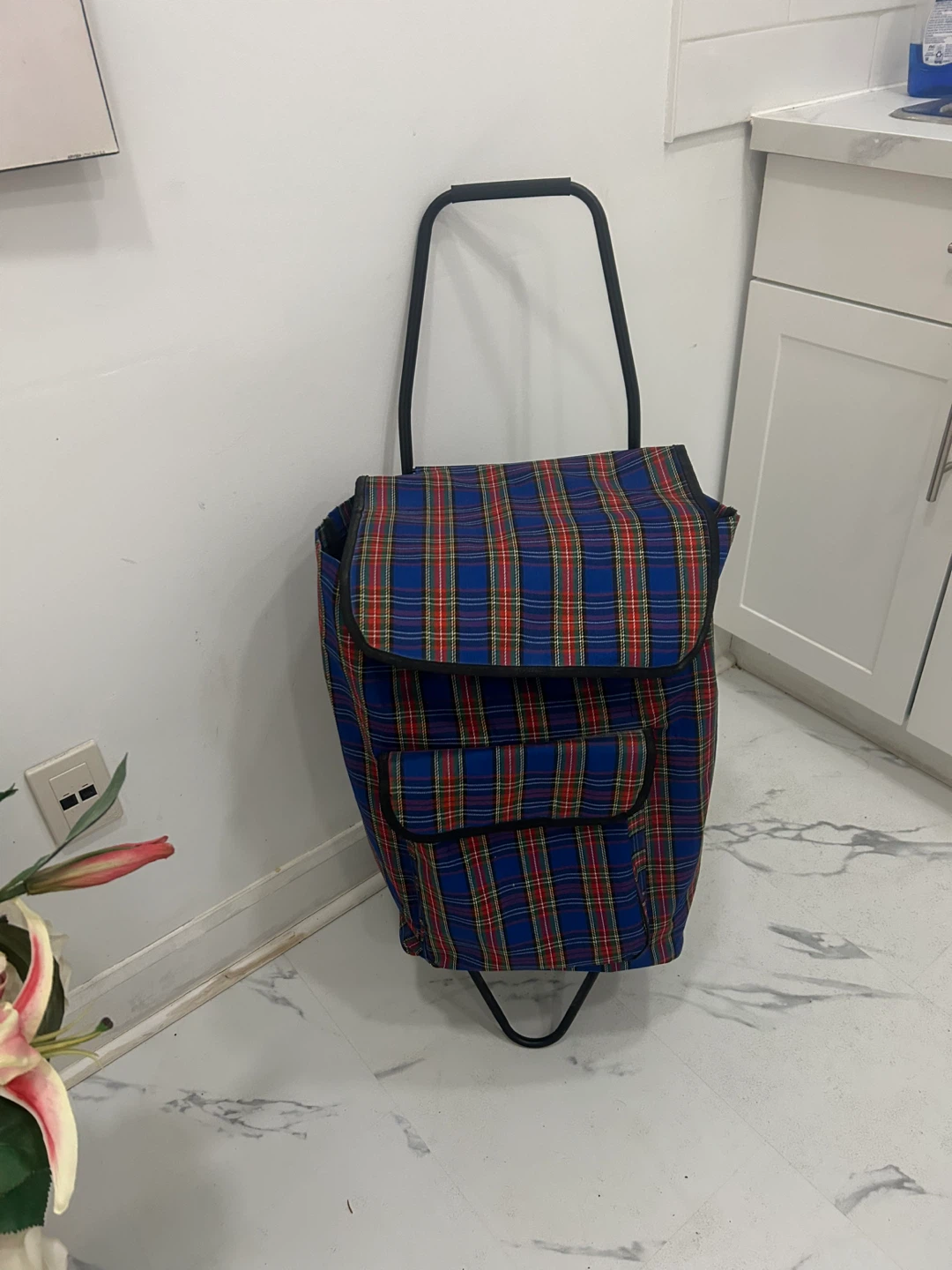 Tartan Shopping Trolley Bag