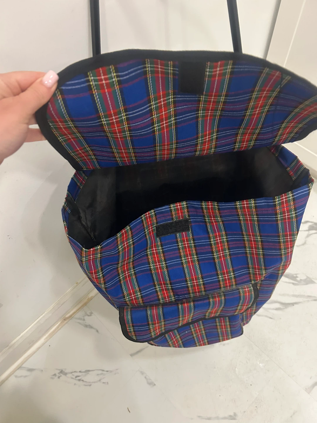 Tartan Shopping Trolley Bag - photo 3