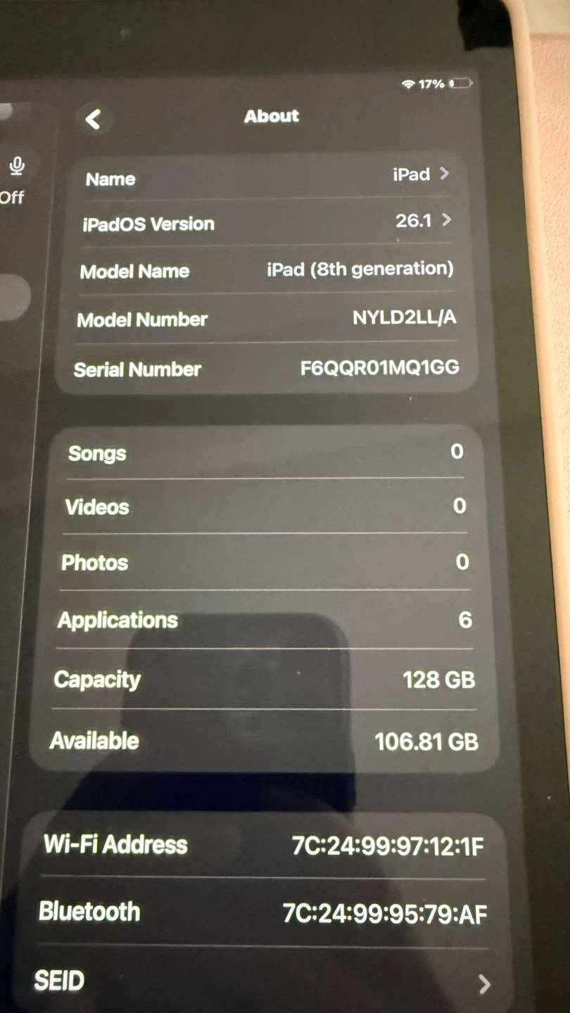 iPad (8th generation) 128 GB Rose Gold - photo 2