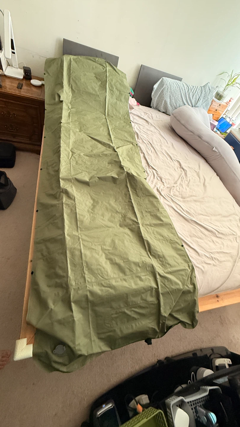 Olive Green Inflatable Sleeping Pad - photo 2