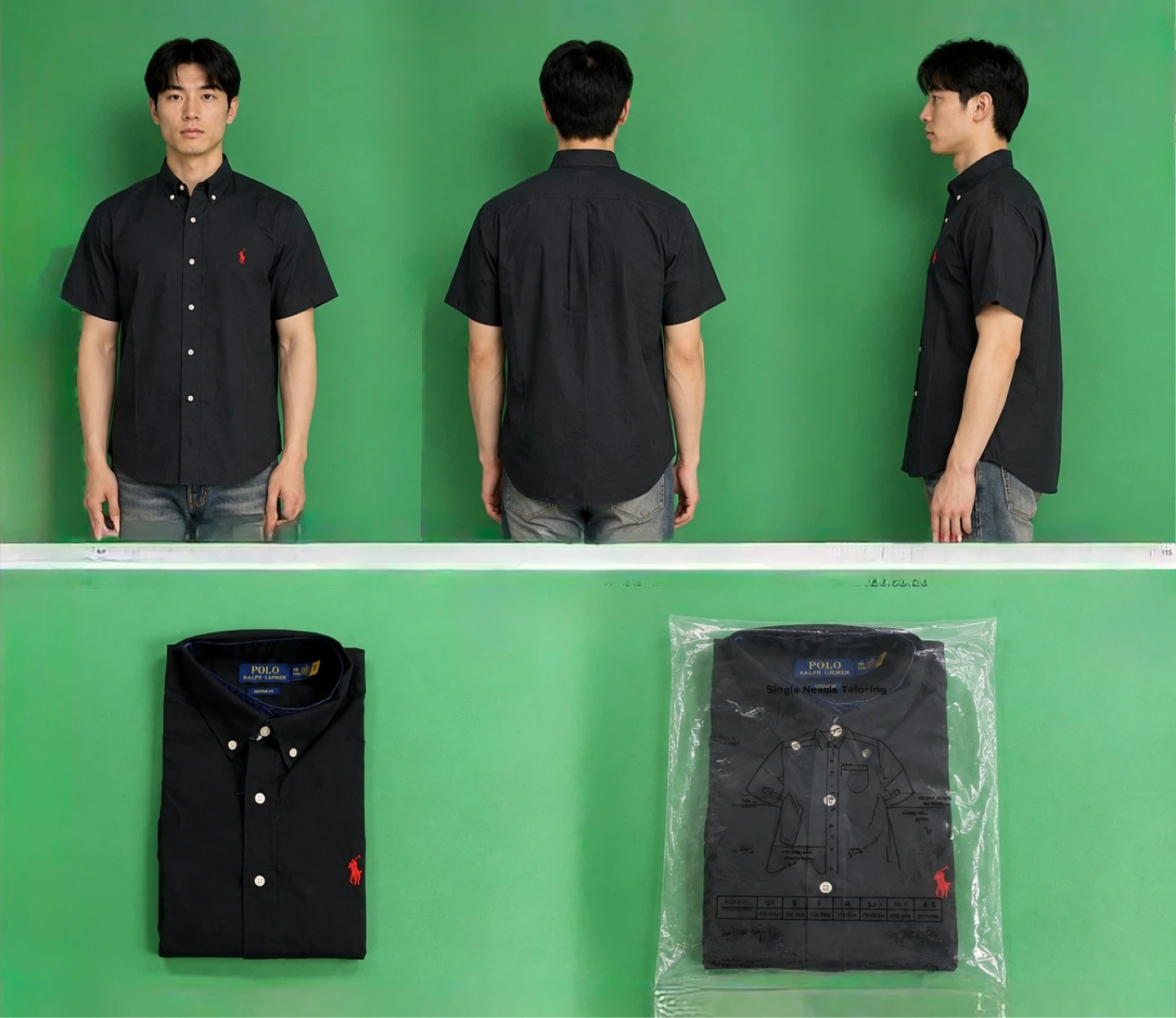 Polo Ralph Lauren Black Short Sleeve Button-Up Shirt - photo 2