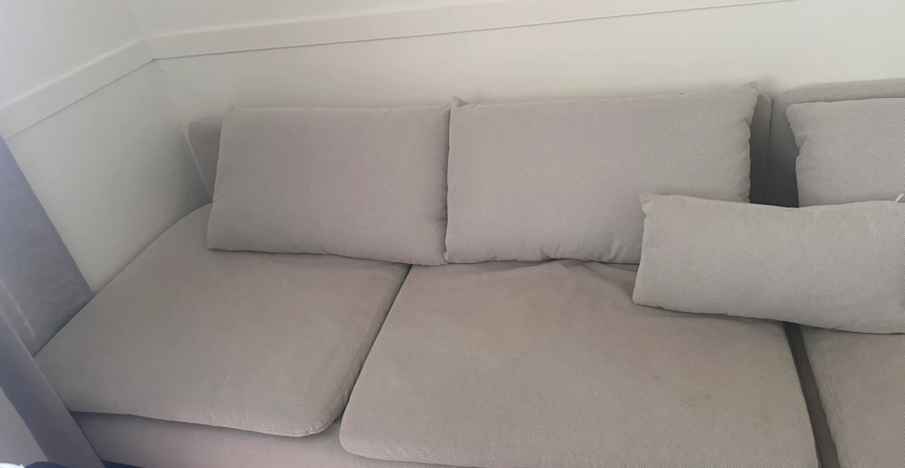 Light Gray 2 PC Sectional Sofa - photo 3