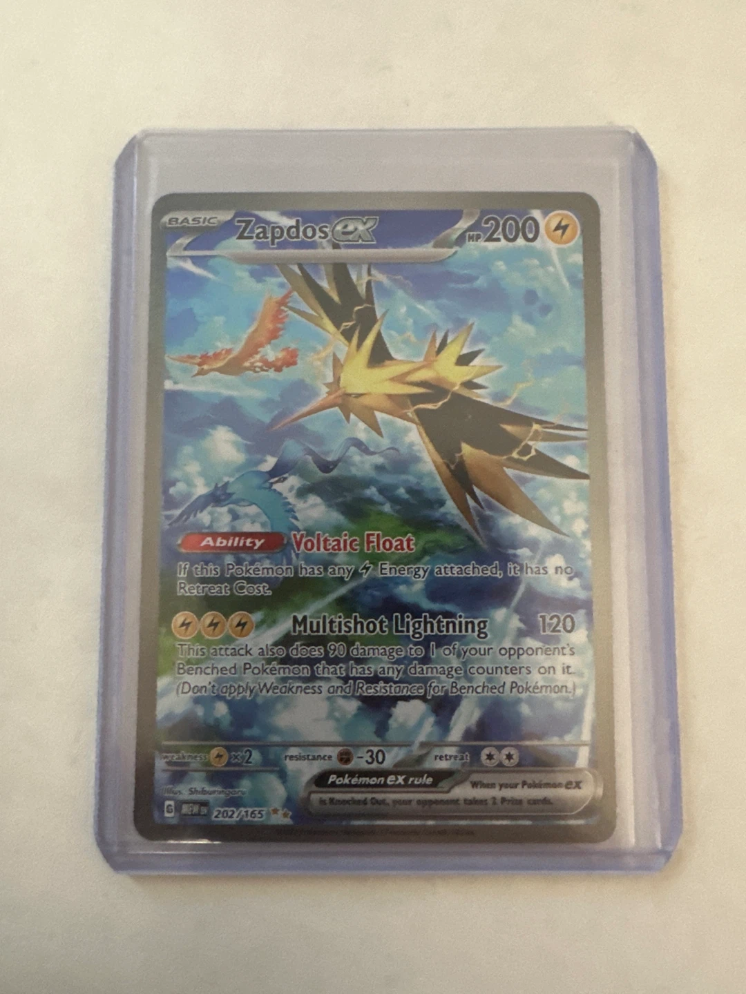 Zapdos EX Pokémon Card