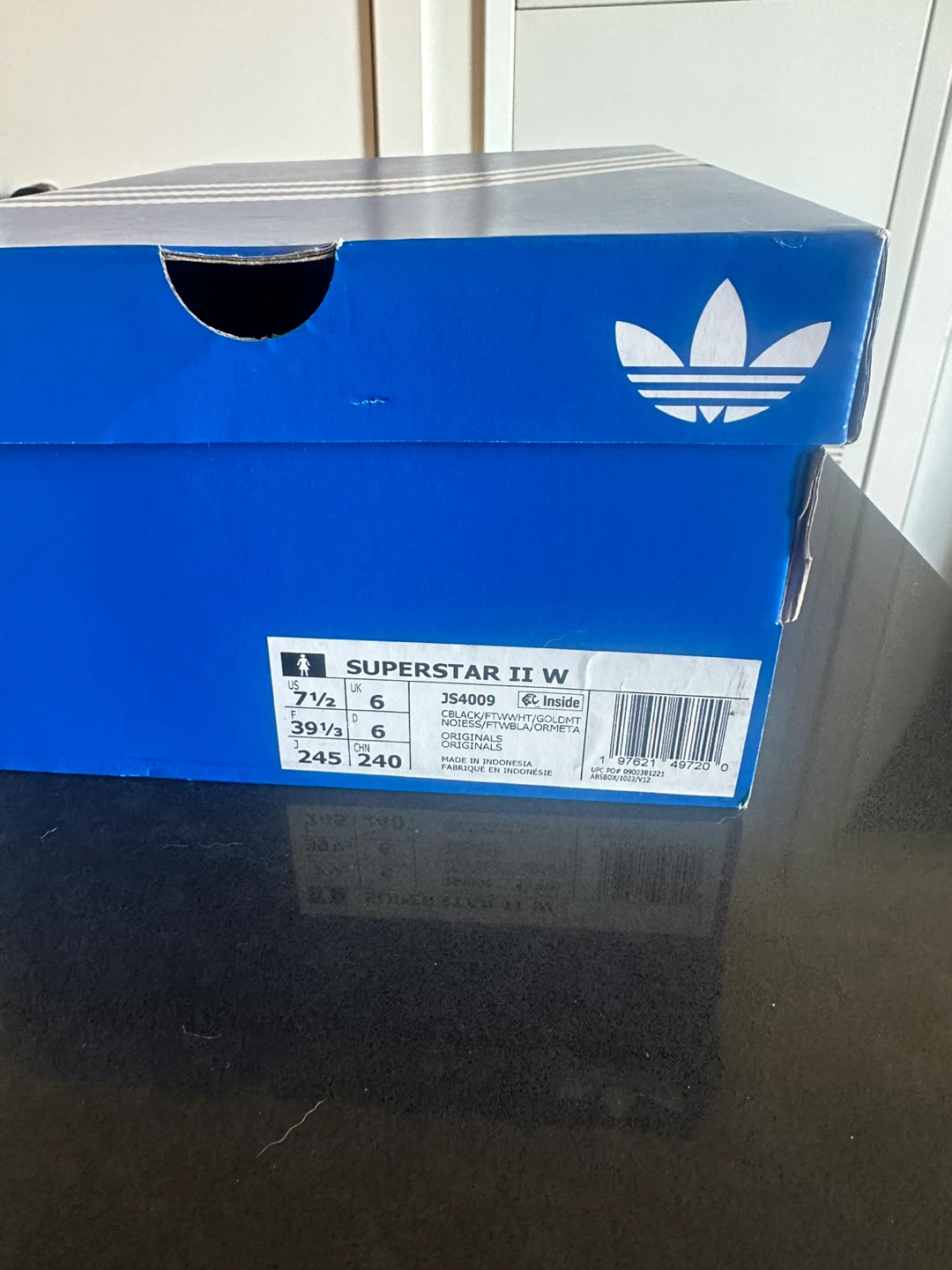 Adidas Superstar II W Black Patent Shoes - photo 2