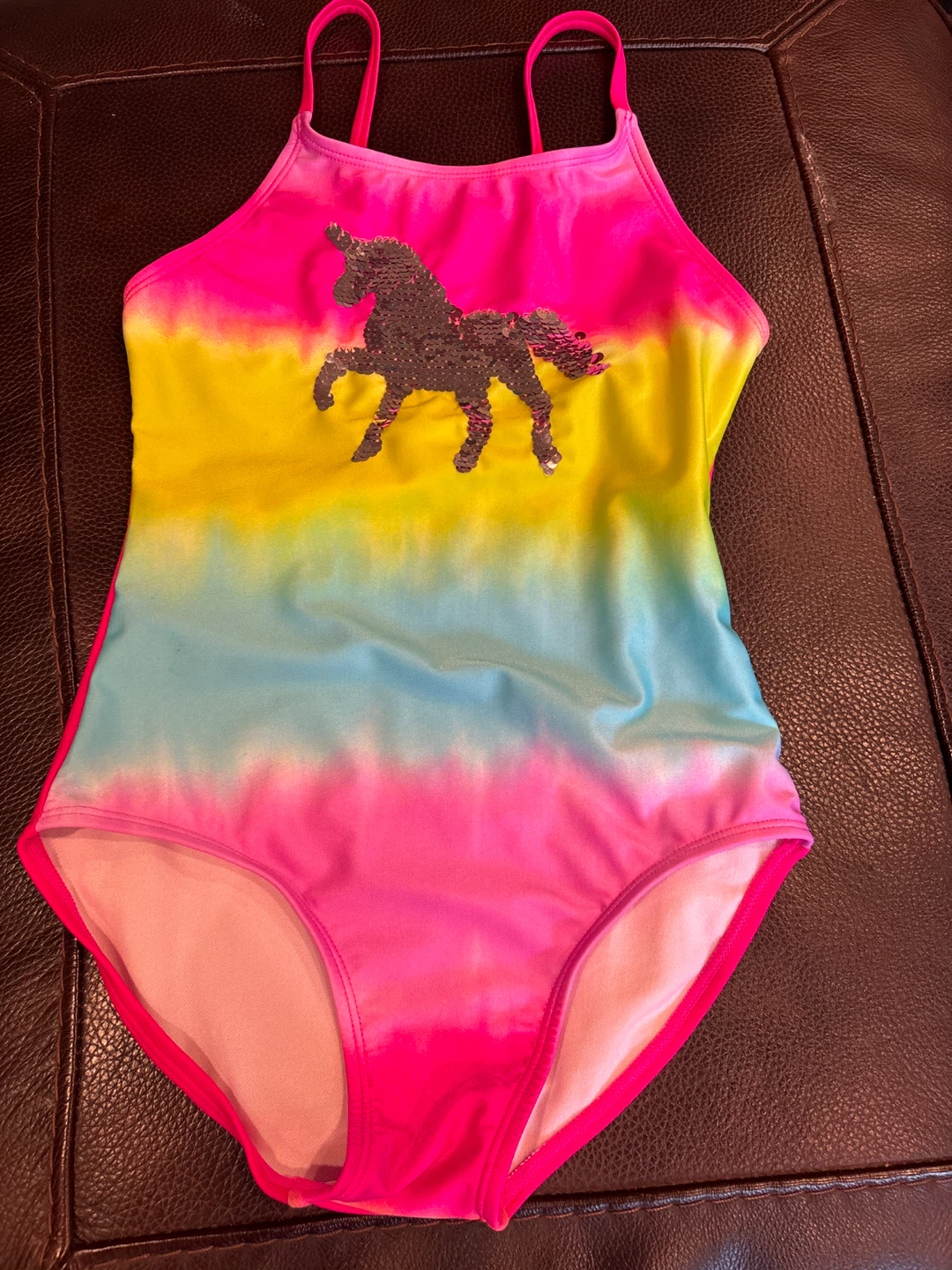 Cat & Jack Girls Unicorn Swimsuit