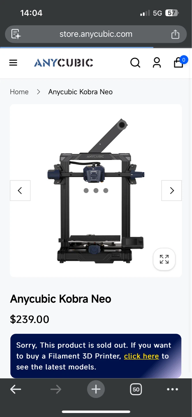 Anycubic Kobra Neo 3D printer - photo 3