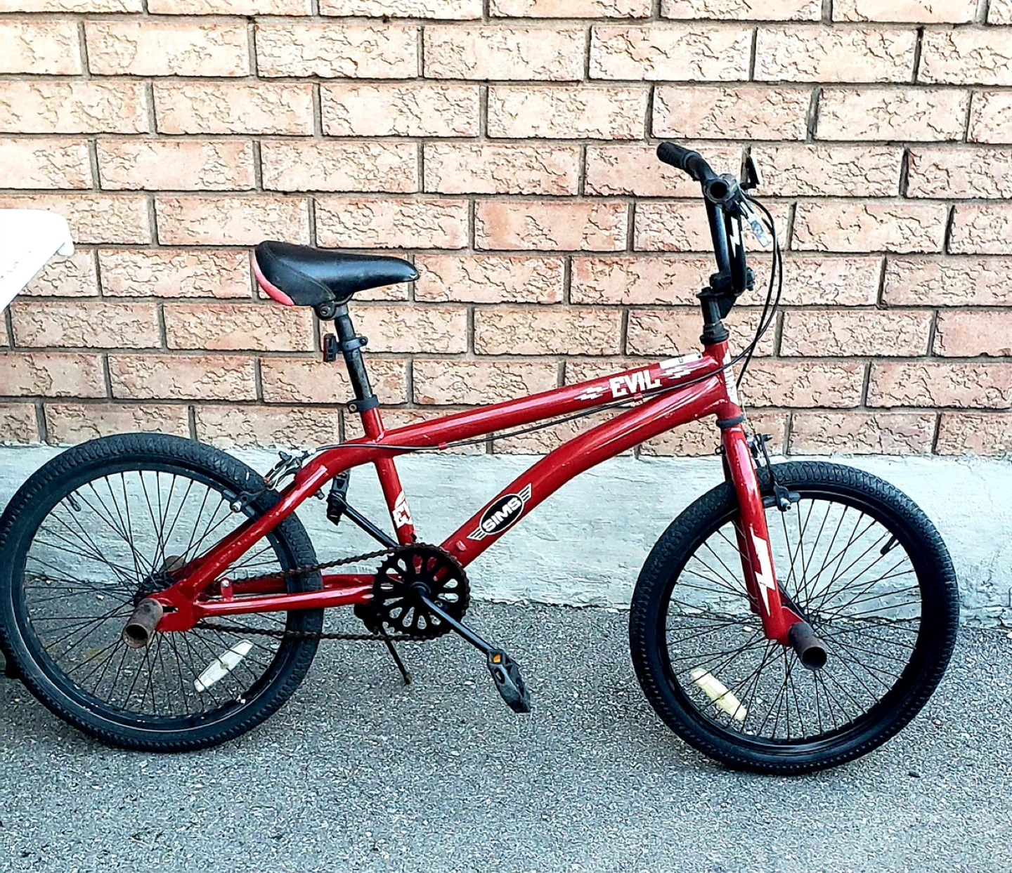 Red Schwinn EVIL  Bike