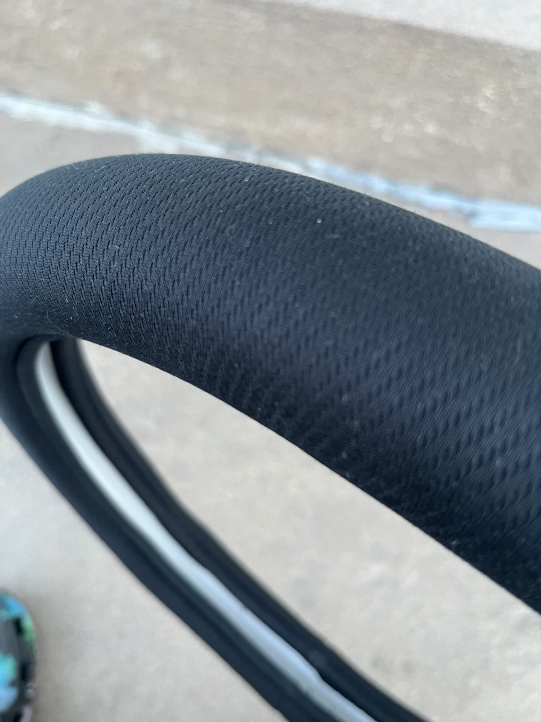 Black Steering Wheel Cover - photo 3