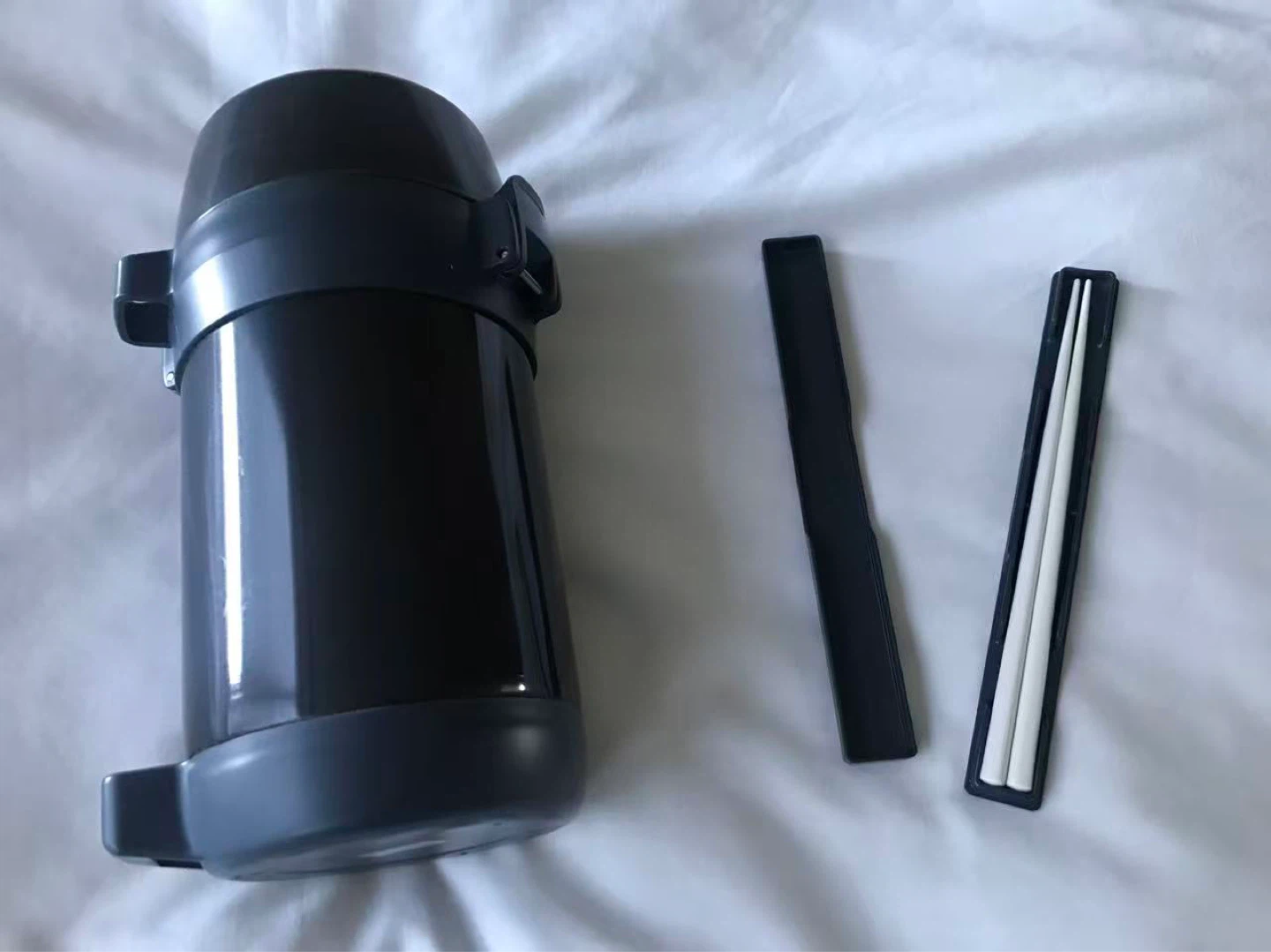 Thermos lunch container with chopsticks and bag - photo 4