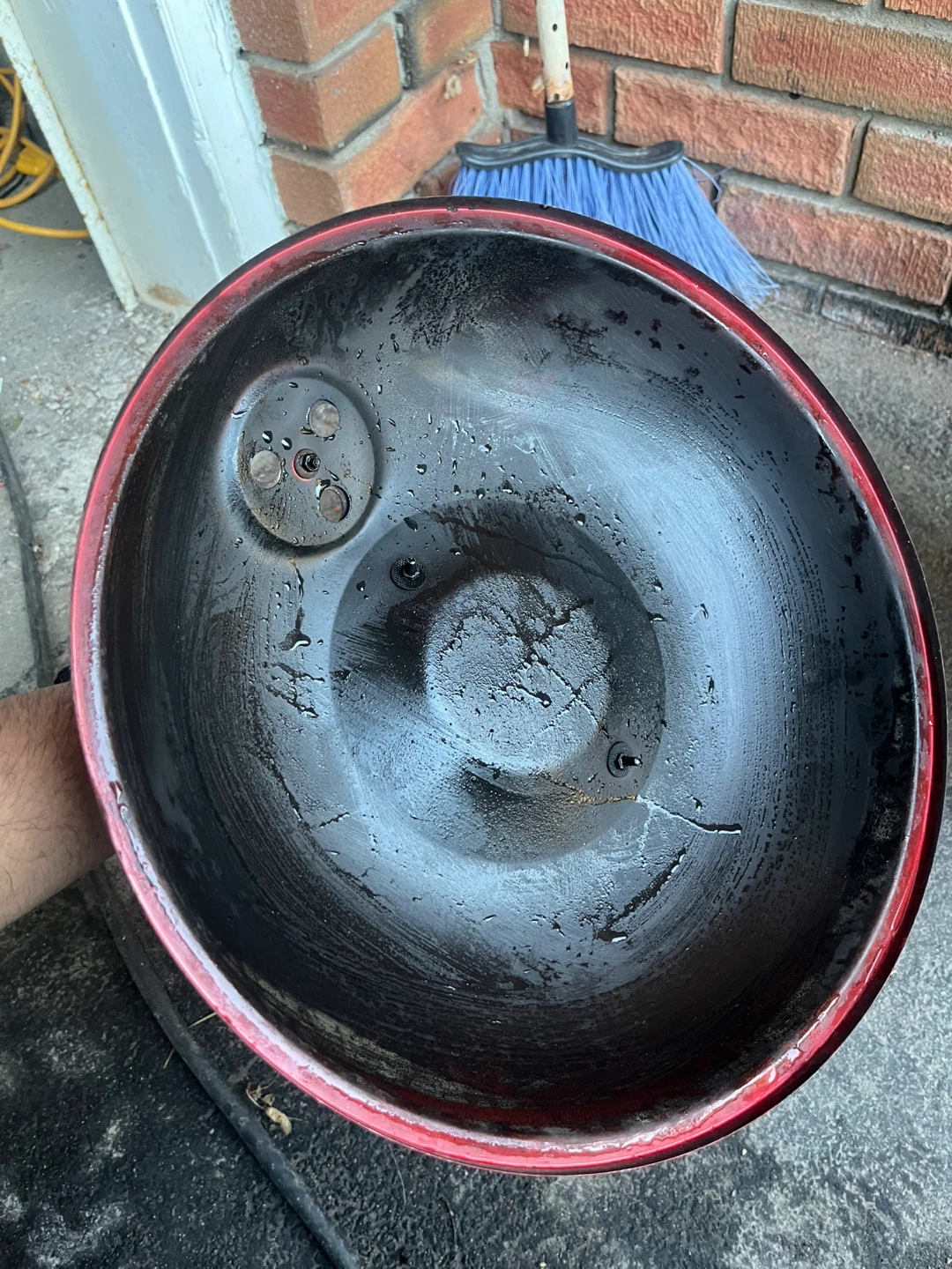 Red Portable Charcoal Grill - photo 4