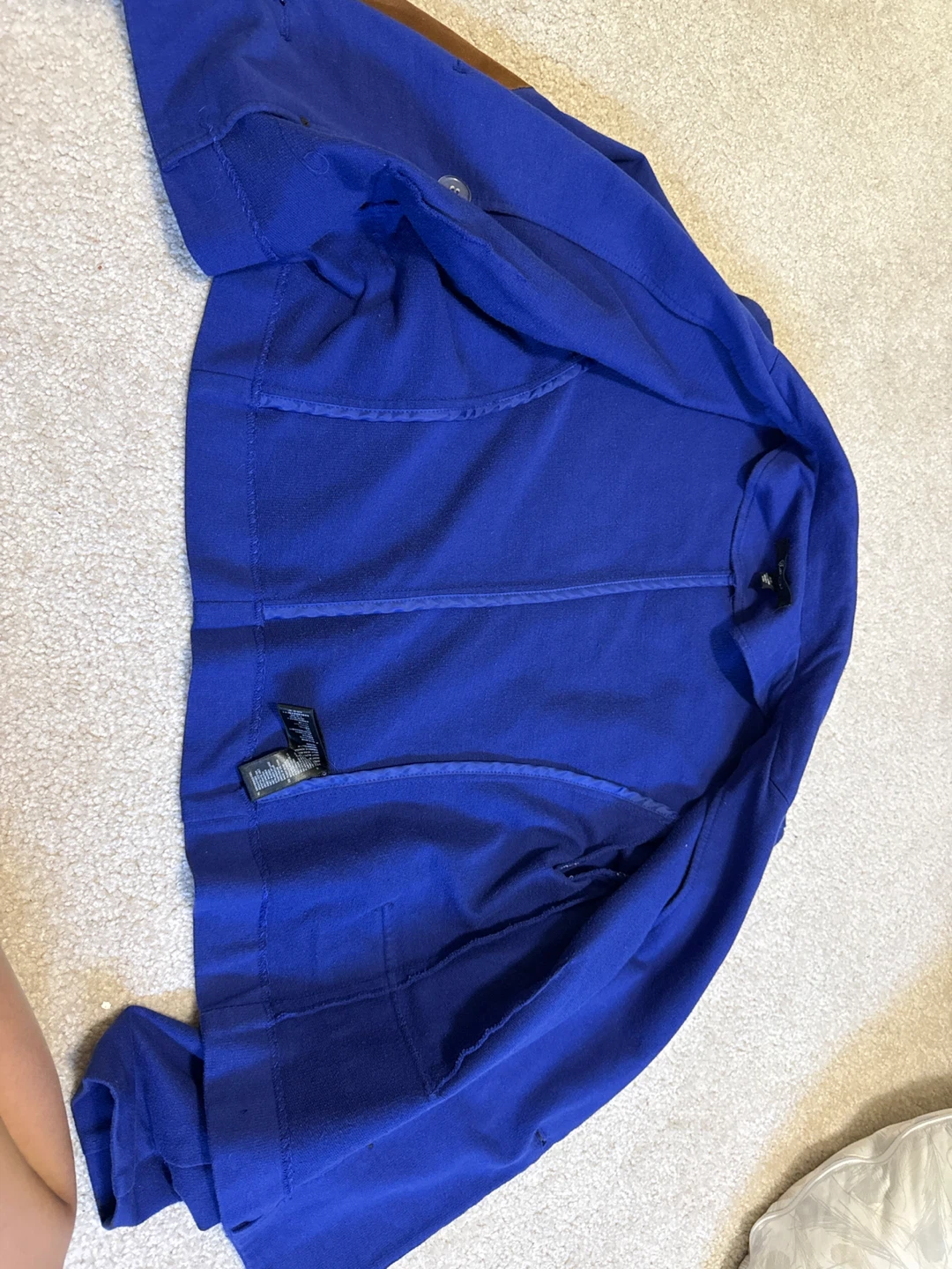Blue Blazer with Suede Elbow Patches - photo 3