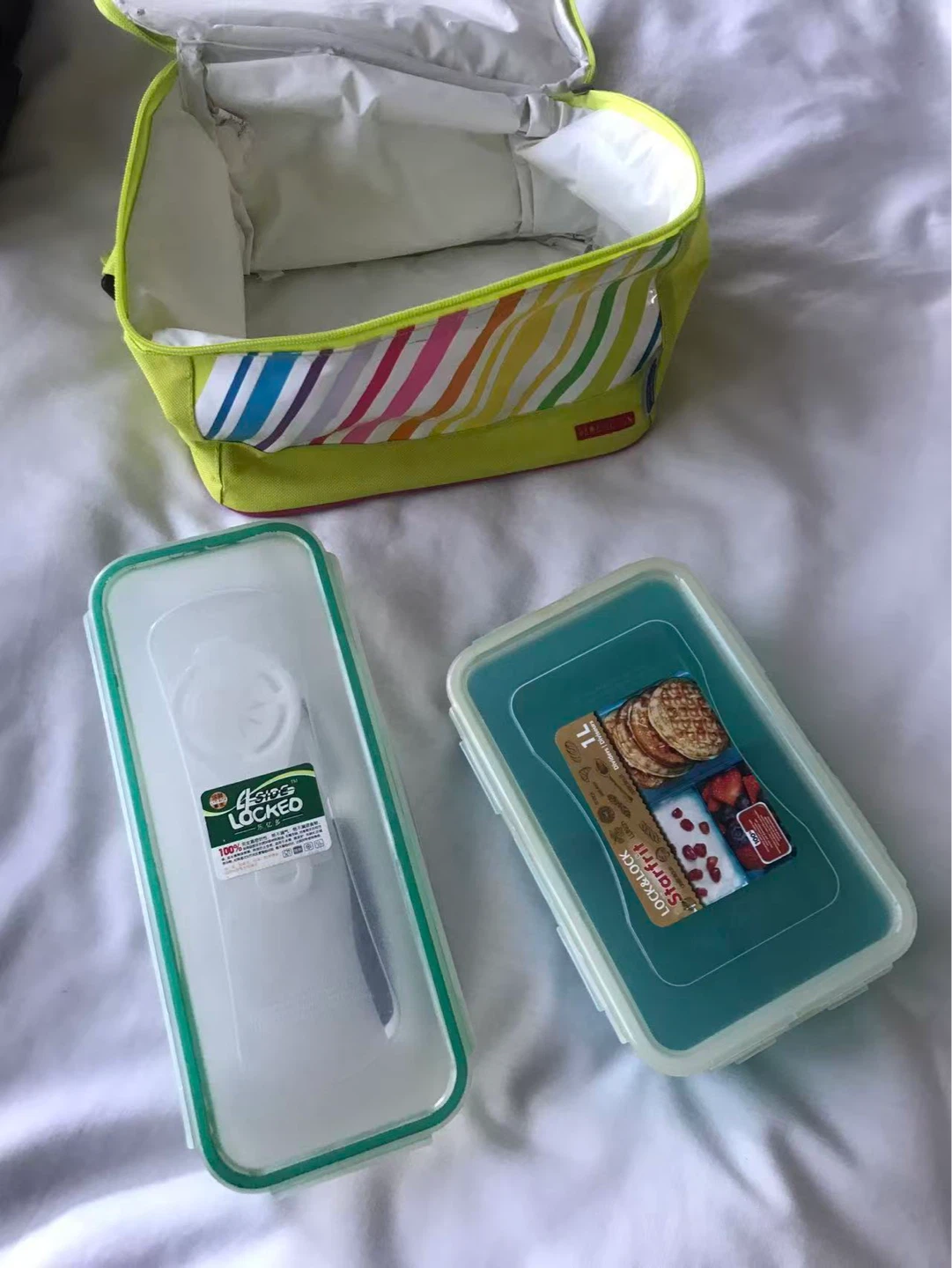 Lock & Lock Food Containers with free lunch bag