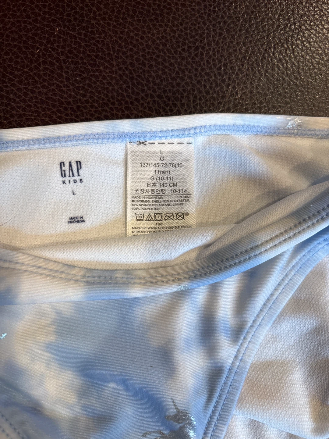 Gap Kids Girls Swimsuit Bottoms Size L Unicorn Print - photo 2