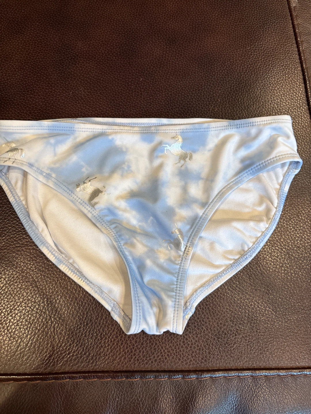 Gap Kids Girls Swimsuit Bottoms Size L Unicorn Print