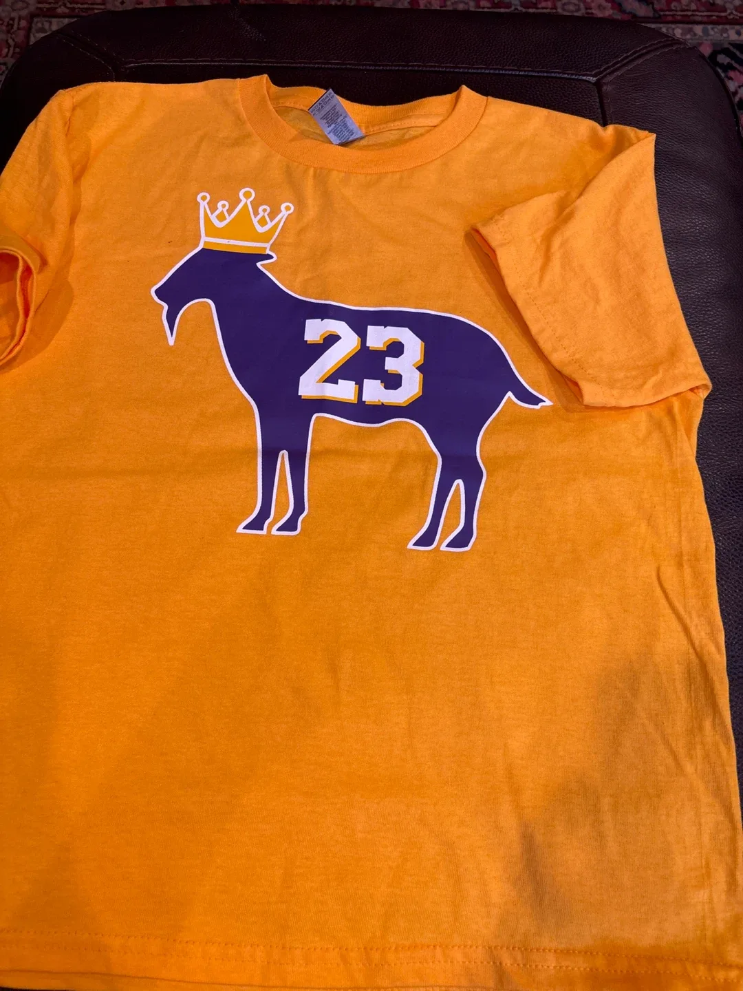 LeBron James goat T-Shirt Size M Youth