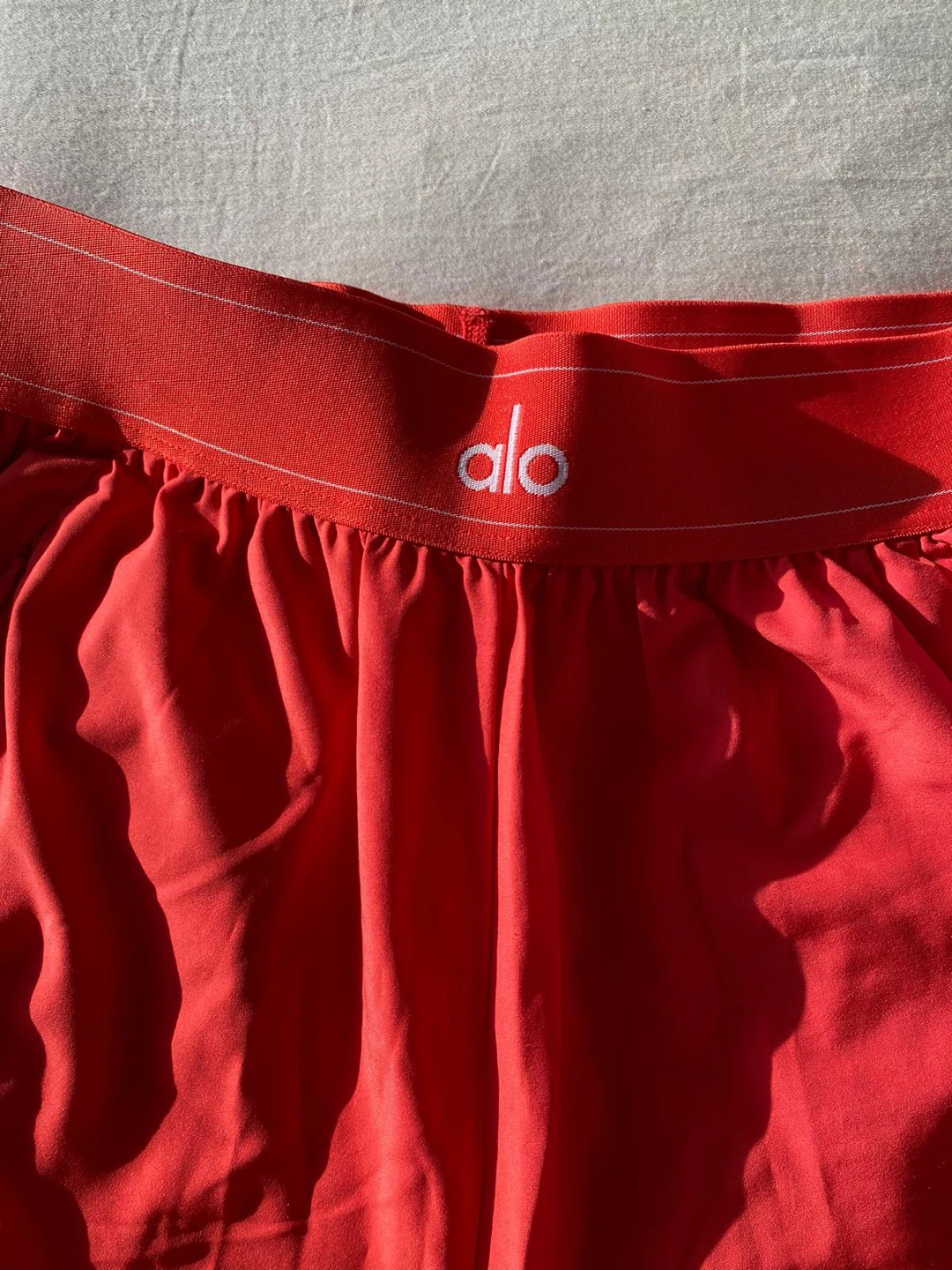 Alo Red Athletic Shorts - Size M - photo 3