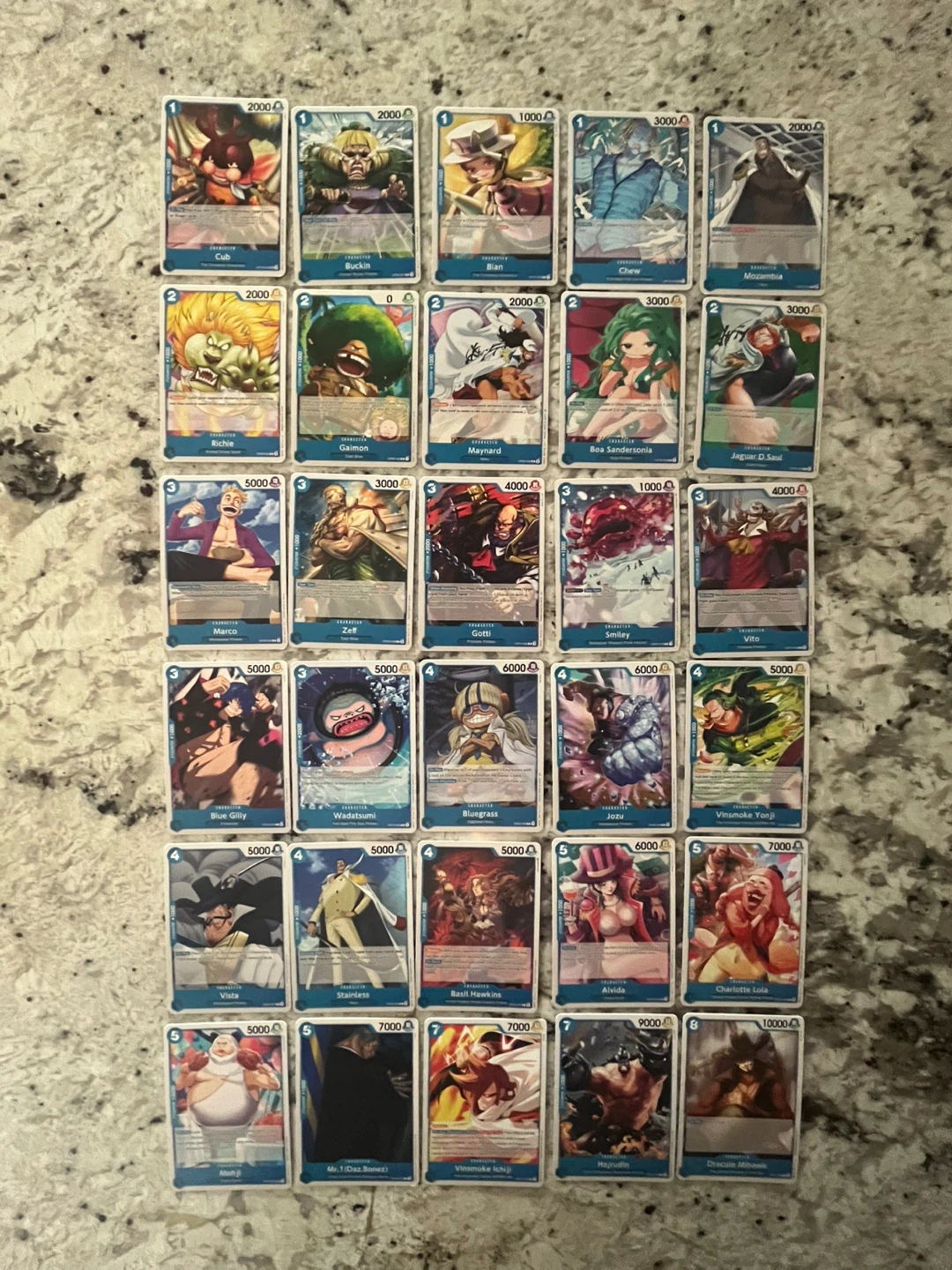 One Piece Card Game Collection - Multiple Characters