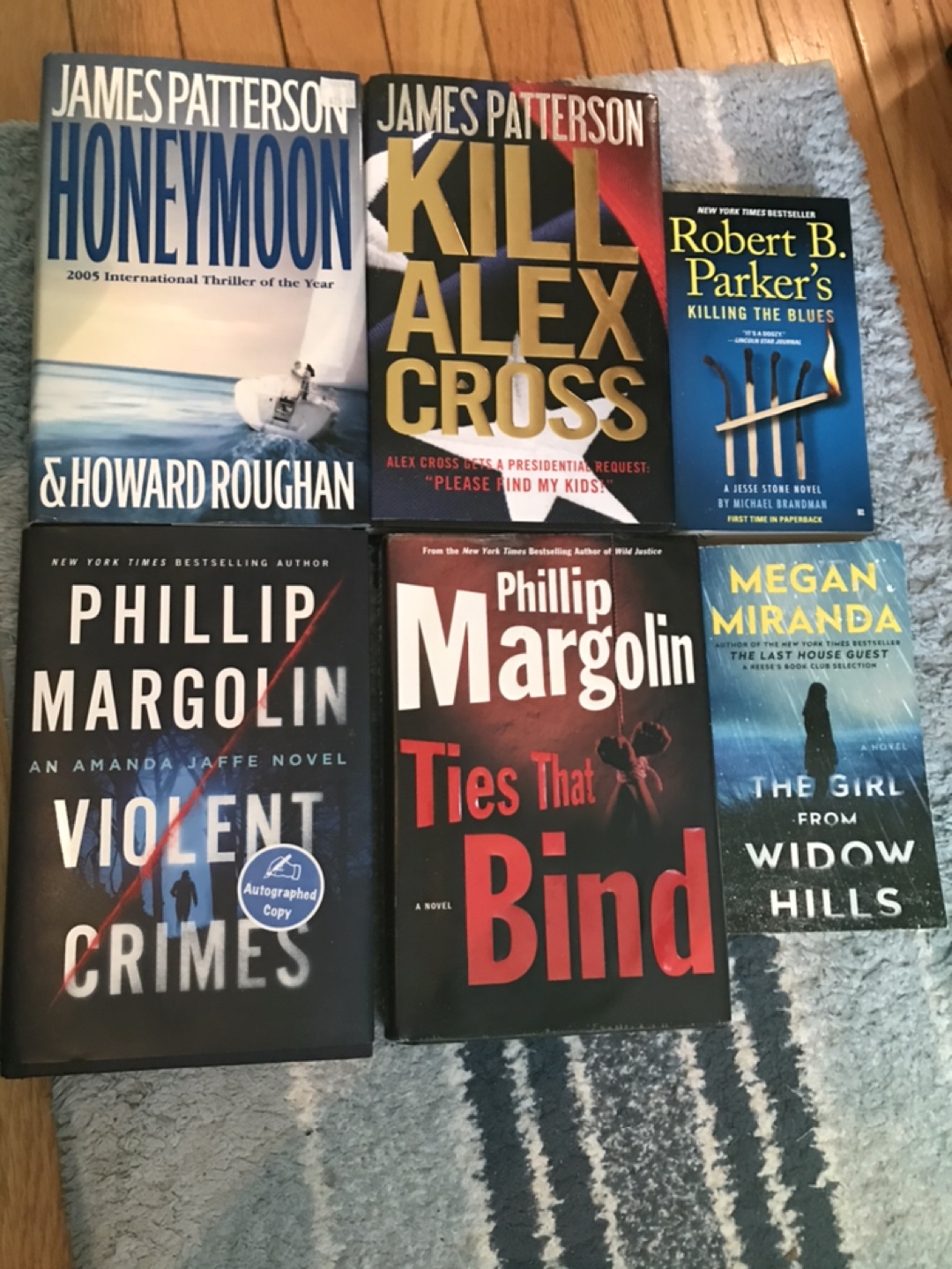 Autographed Phillip Margolin Violent Crimes Novel