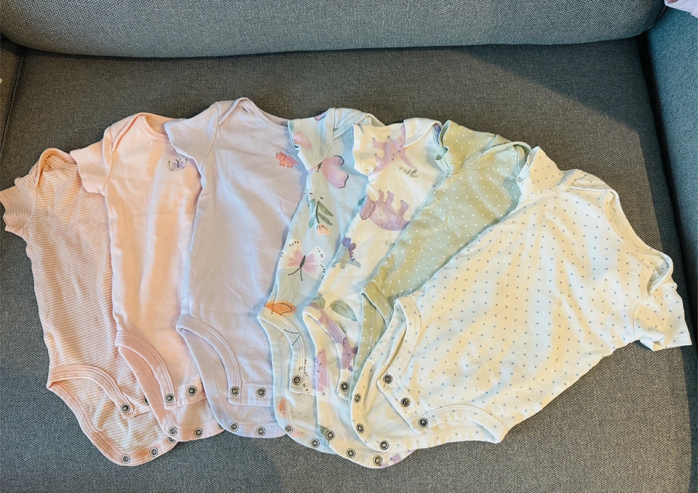 Carter's Baby Girl bodysuits Bundle (6m)