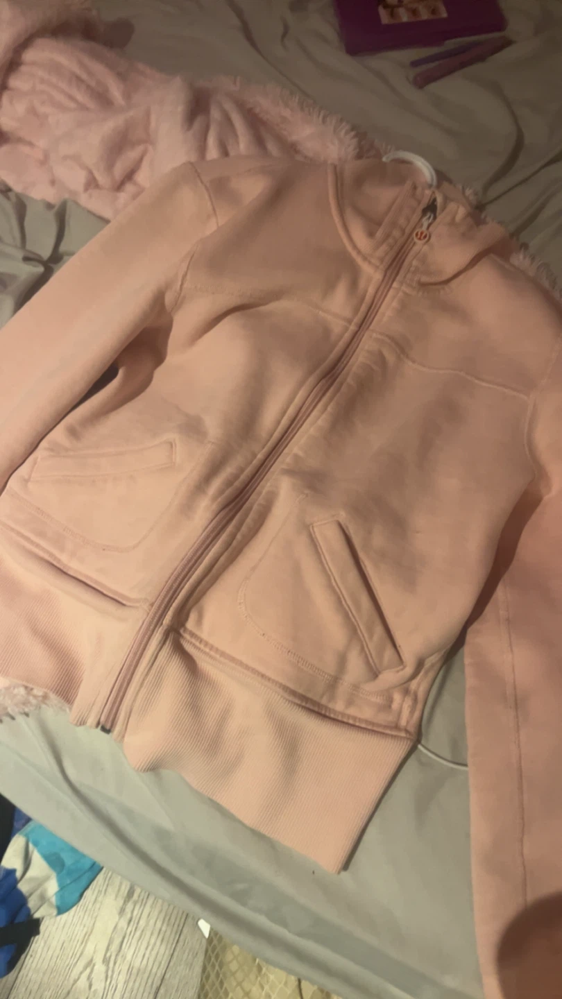 Pink Lululemon Zip-Up Hoodie