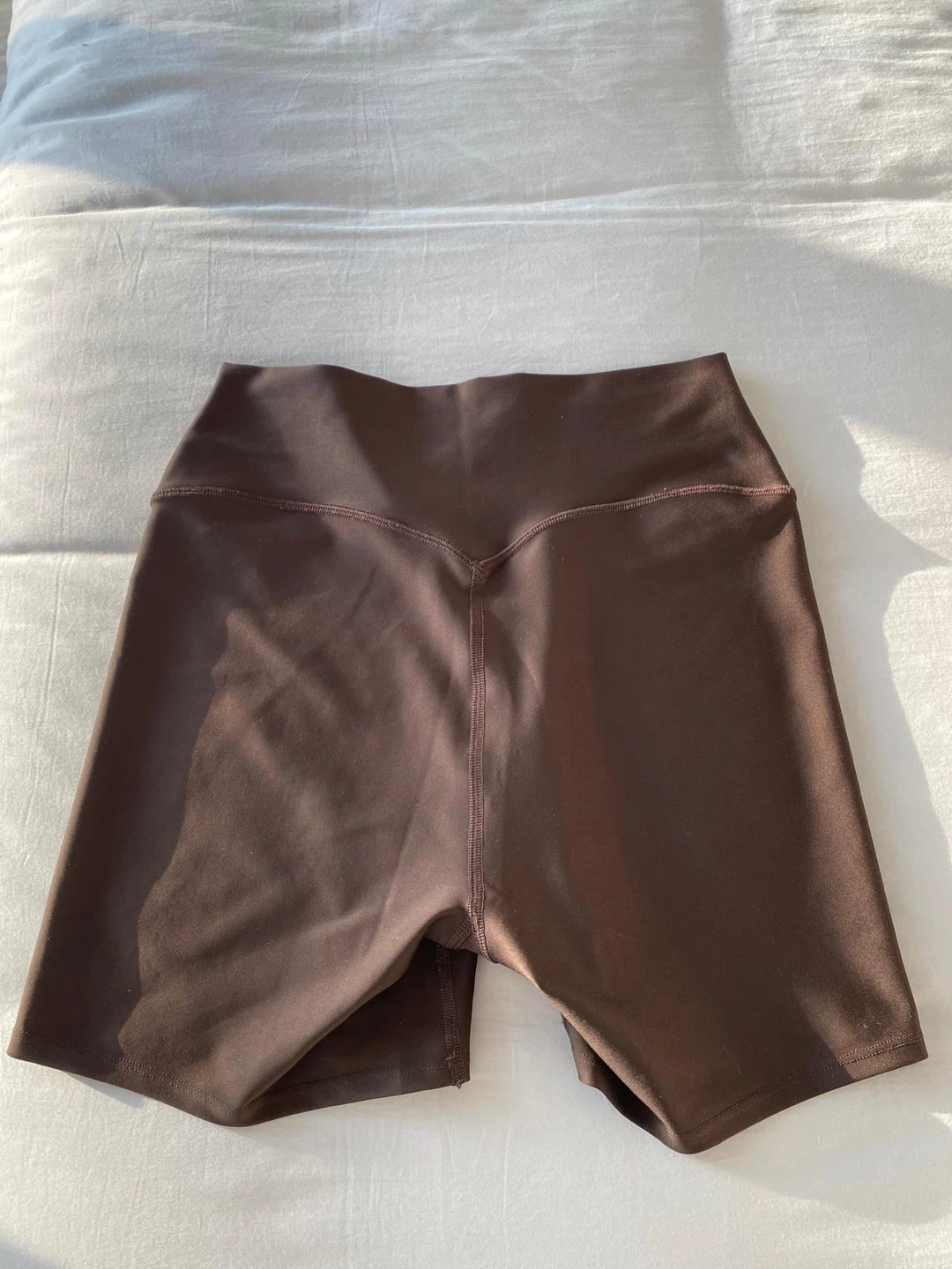 Alo Yoga Brown Biker Shorts - photo 2