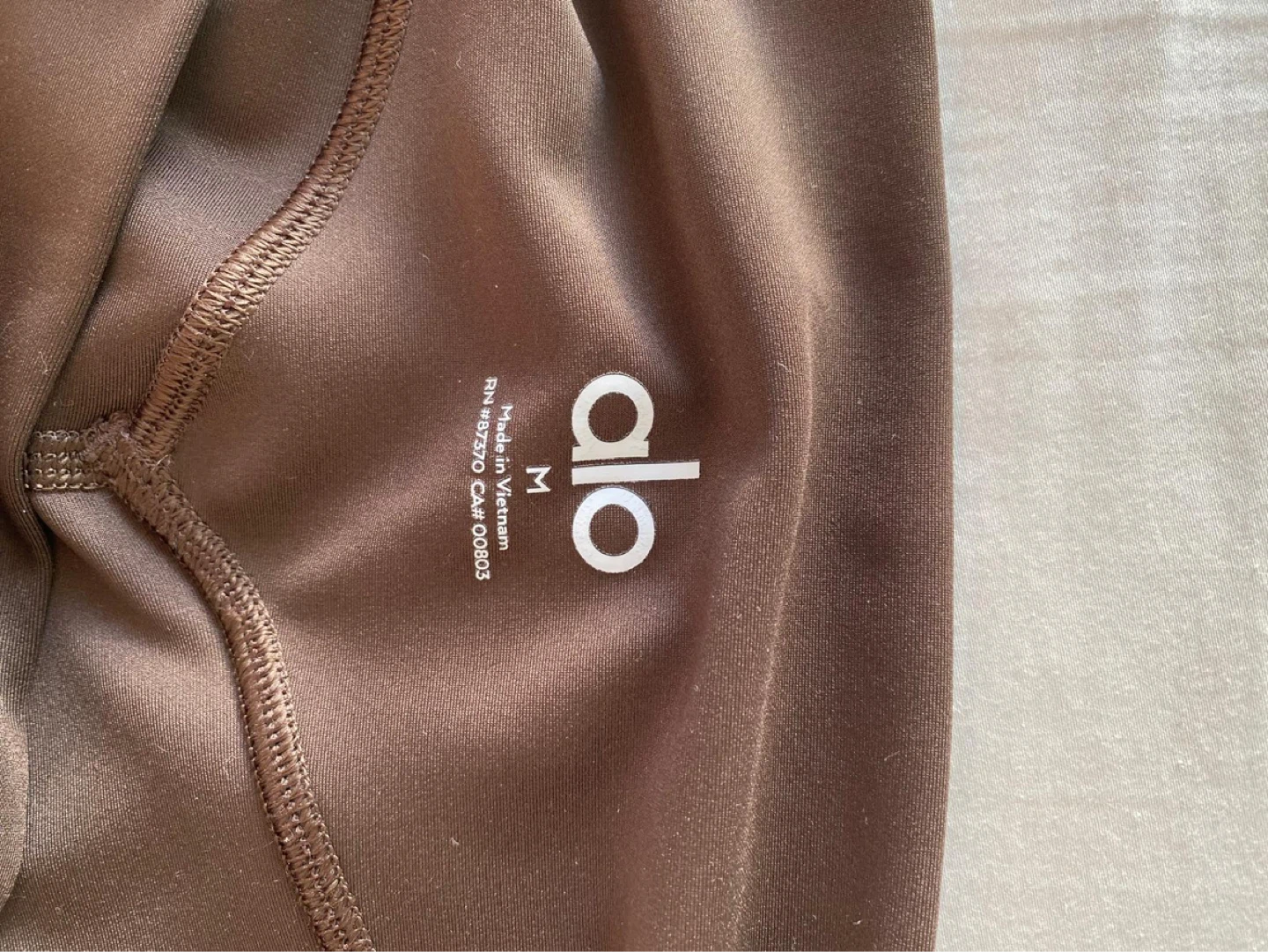 Alo Yoga Brown Biker Shorts - photo 3