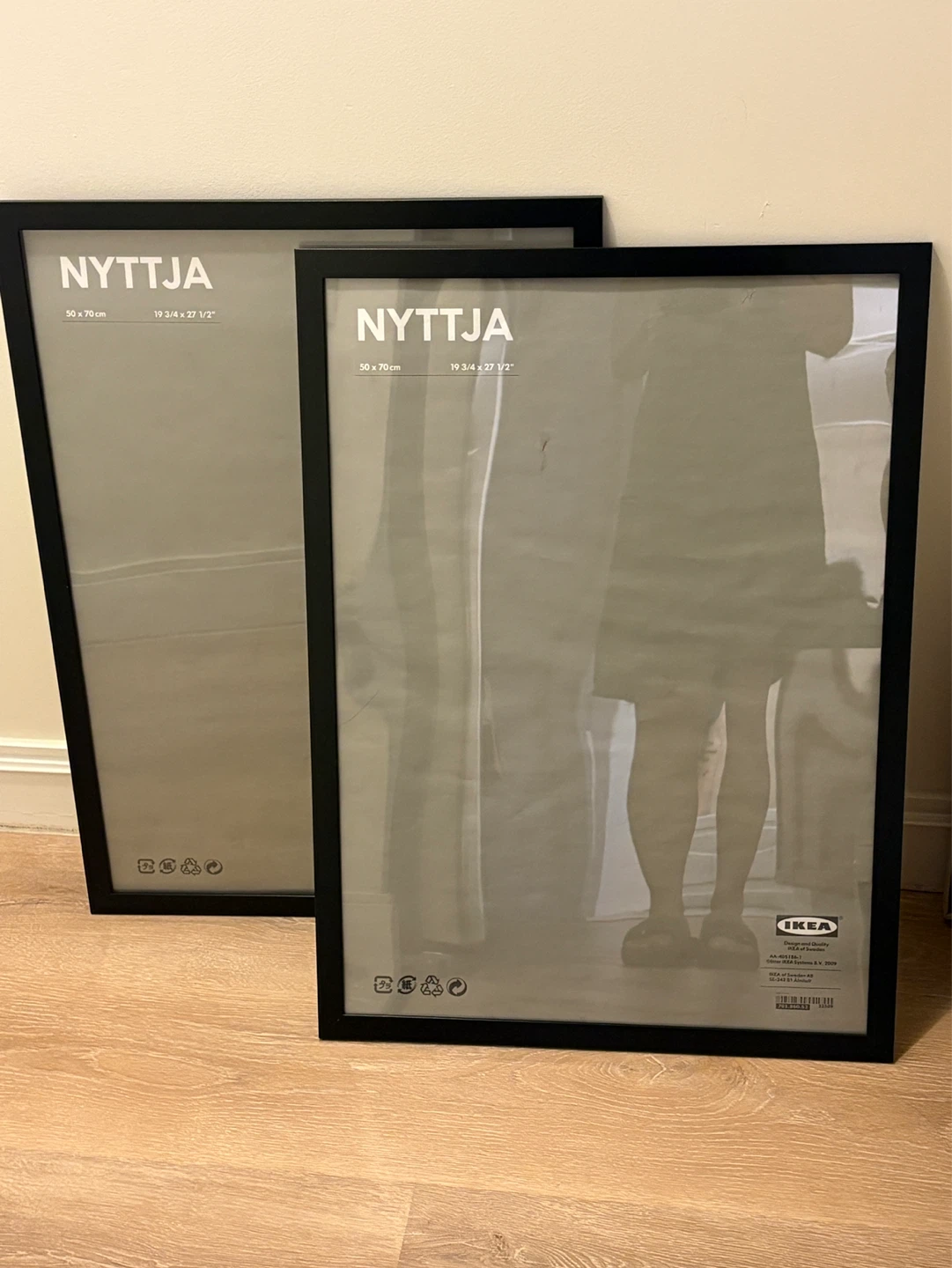 2 IKEA NYTTJA Picture Frame 50x70 cm