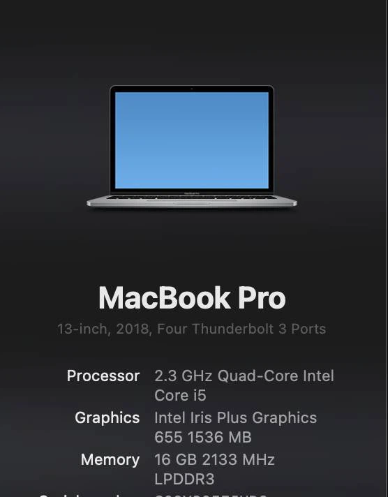 Apple MacBook Pro 13-inch 2018 - photo 2