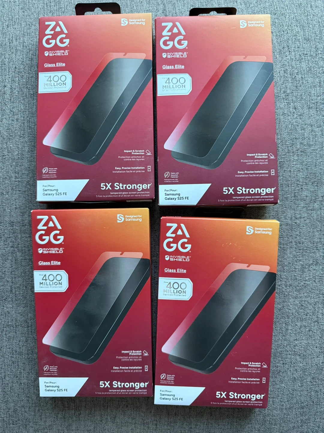ZAGG InvisibleShield Glass Elite screen protector Samsung s25 FE - photo 2