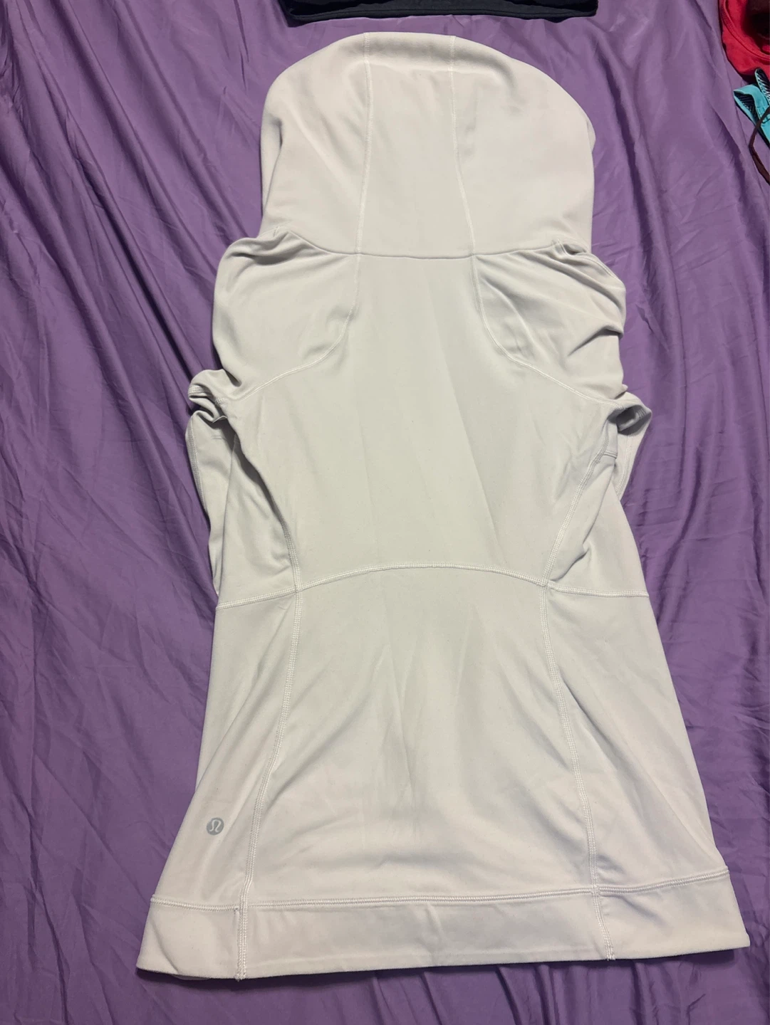 Lululemon Light Grey Asymmetrical Zip Hoodie Jacket - photo 4