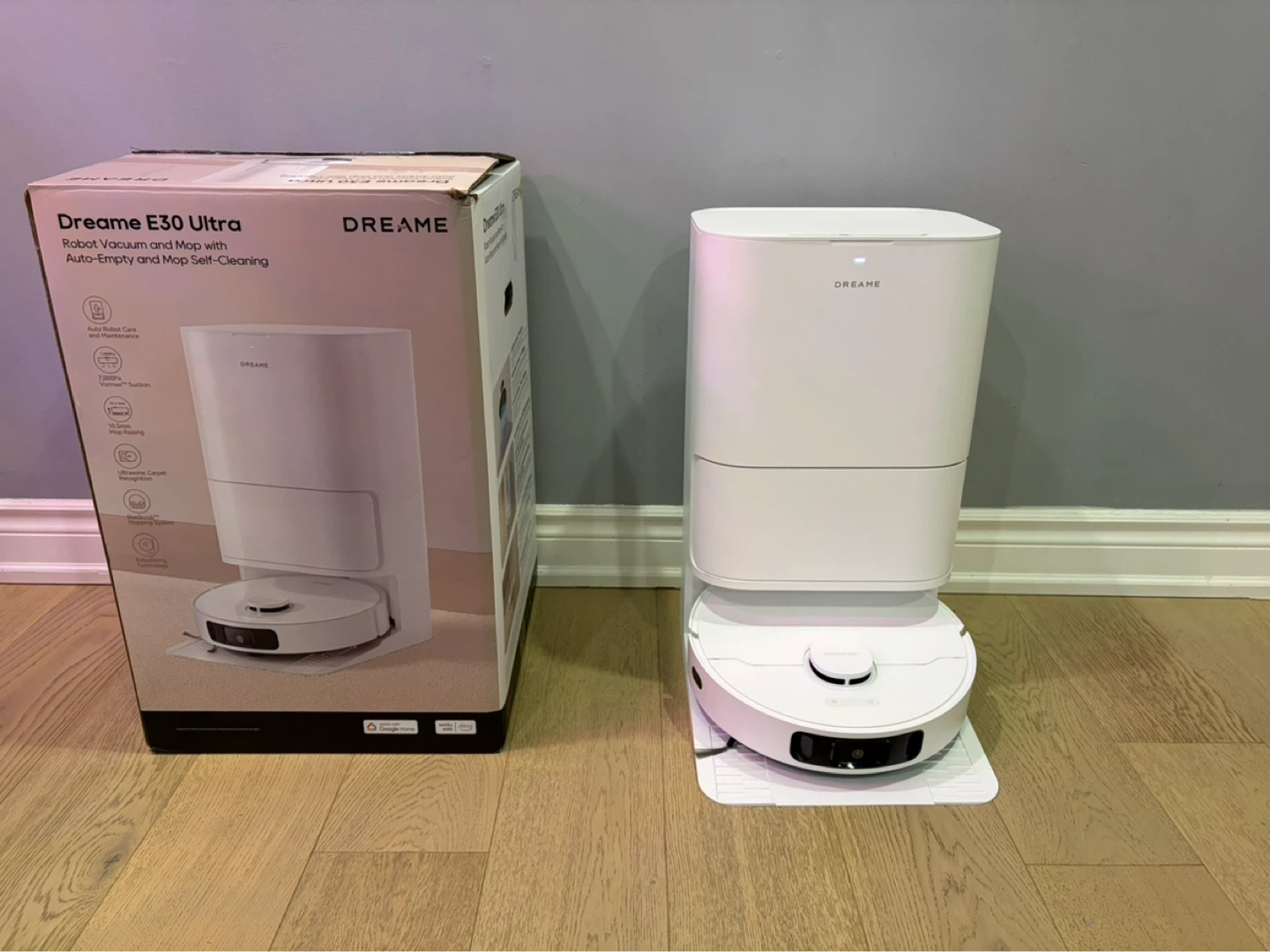 Dreame E30 Ultra Robot Vacuum & Mop – Like New - photo 3