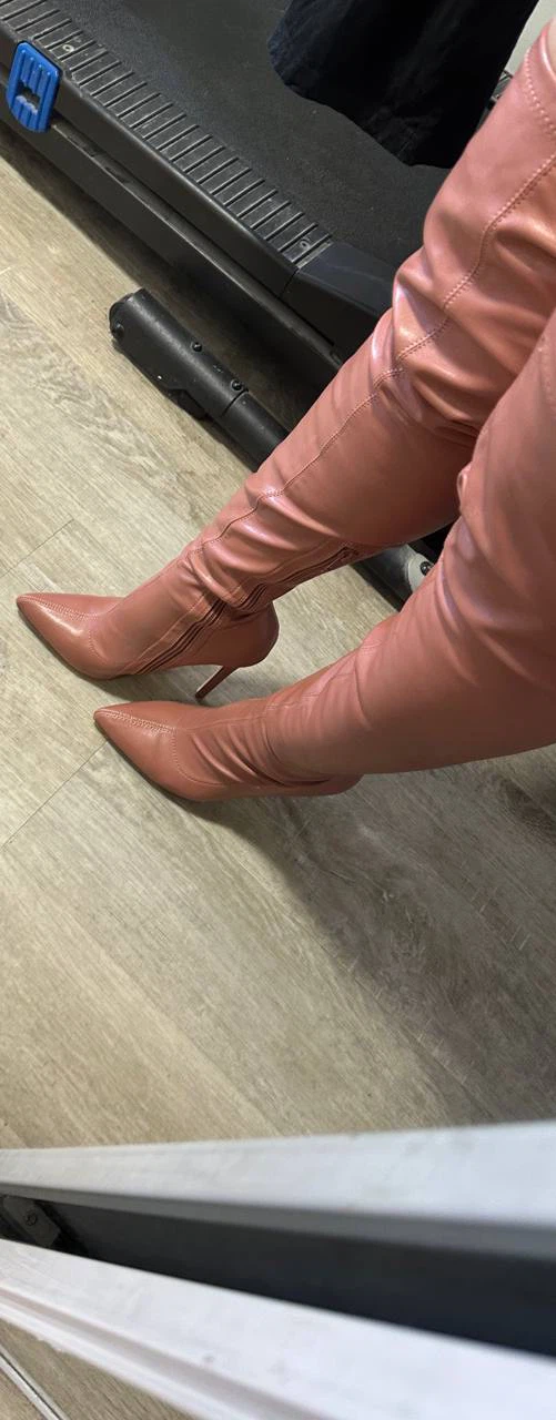 Pink Over-the-Knee Boots Size 7.5