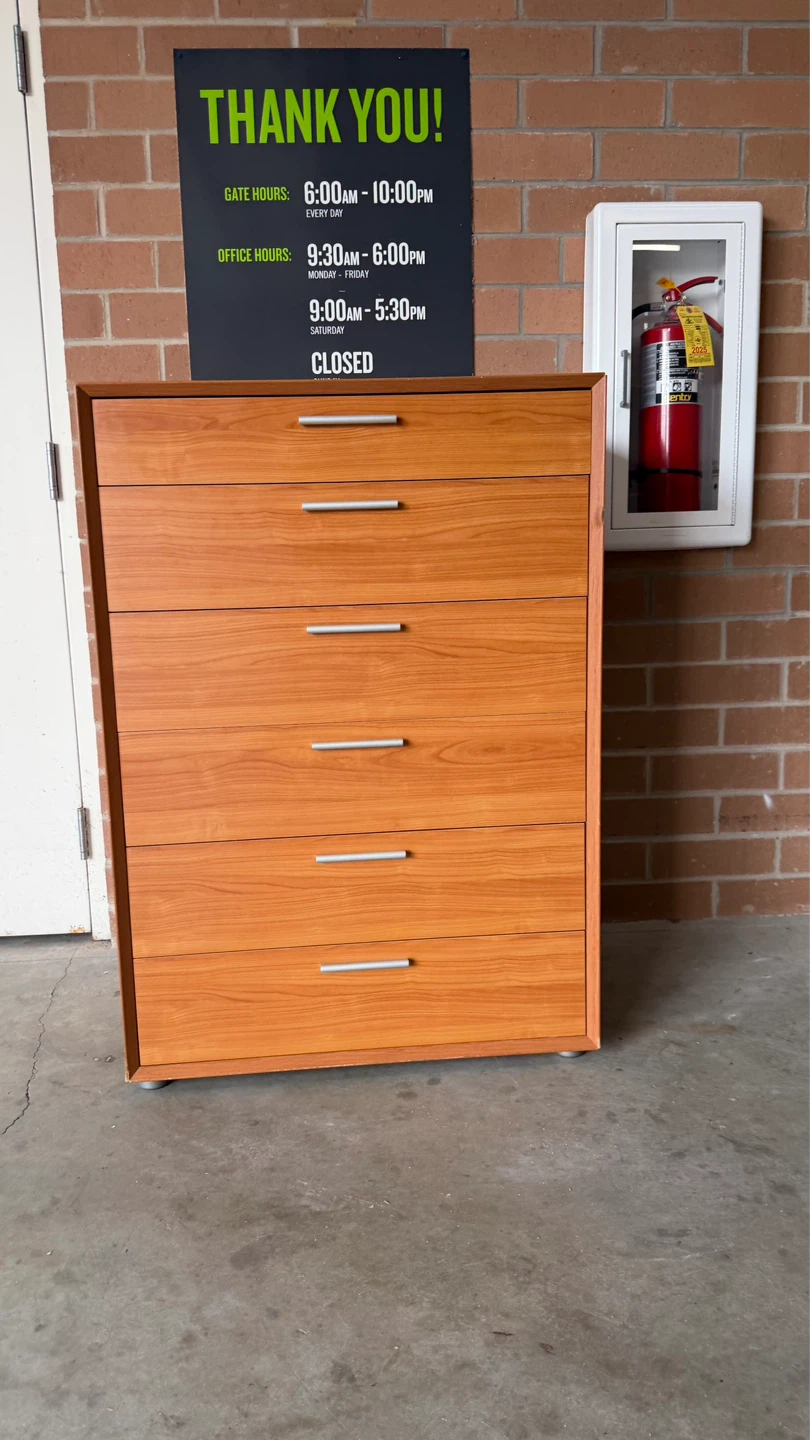 Tallboy Dresser with 6 Drawers