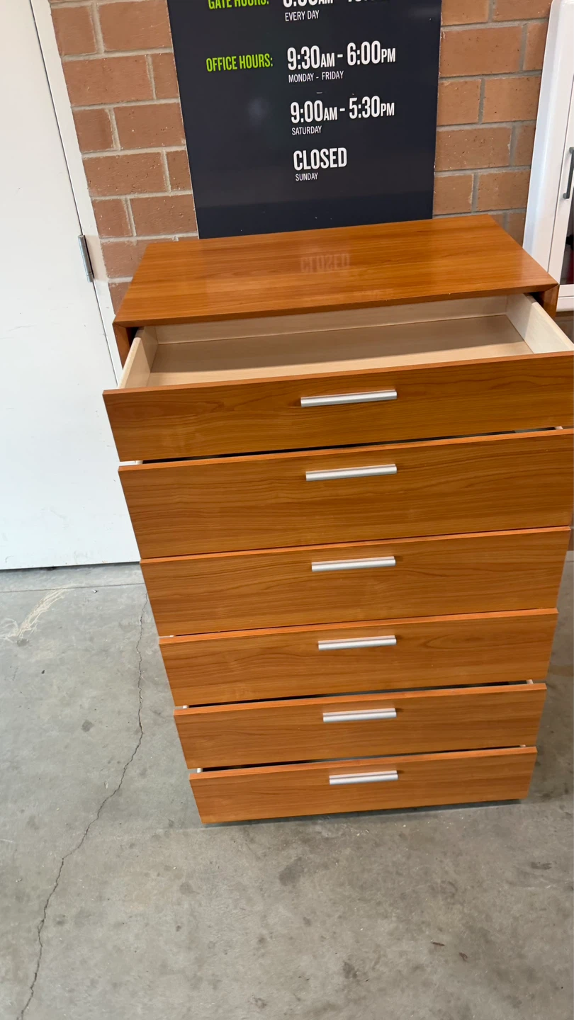 Tallboy Dresser with 6 Drawers - photo 4