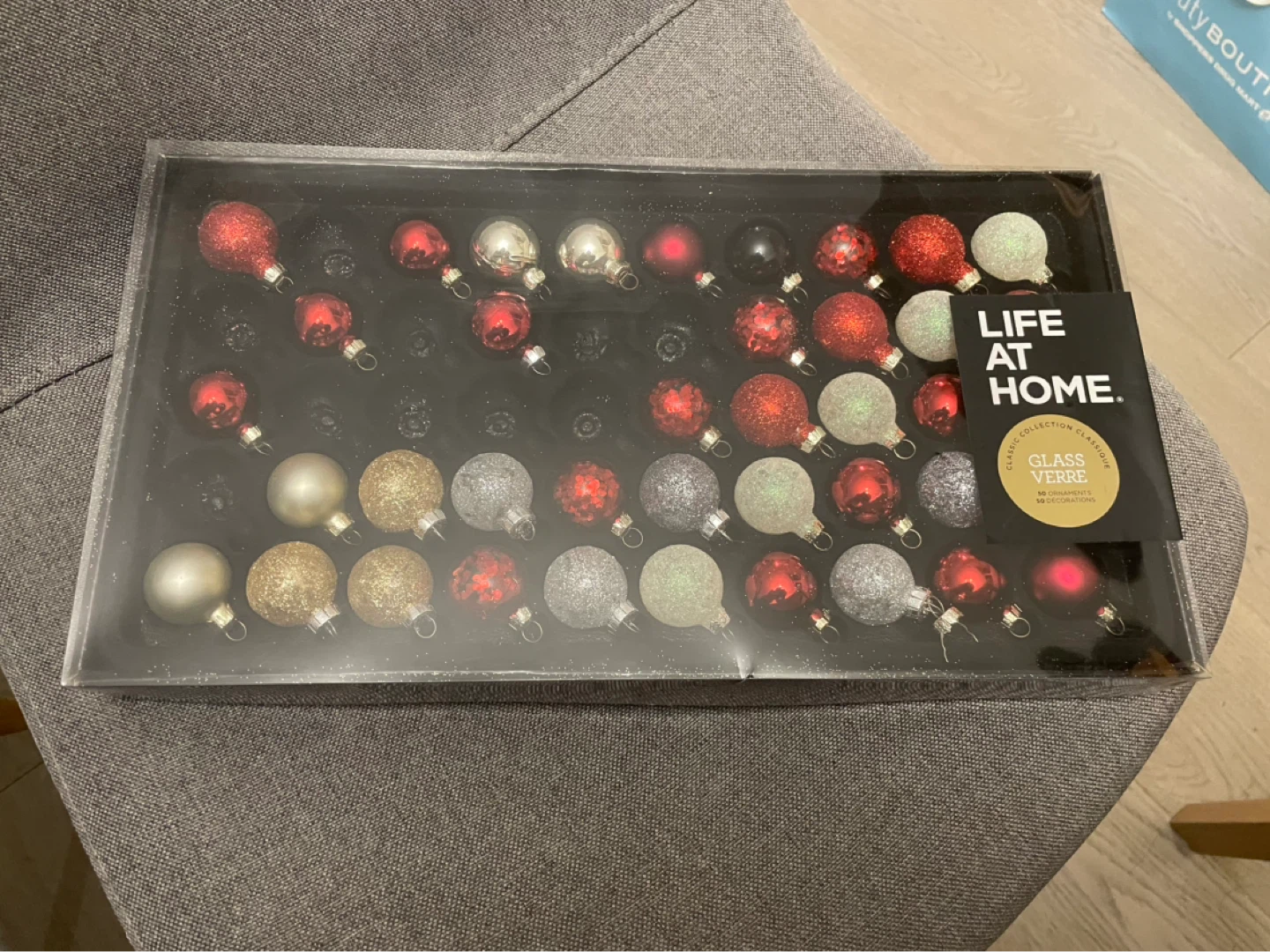 Life at Home Glass Ornaments