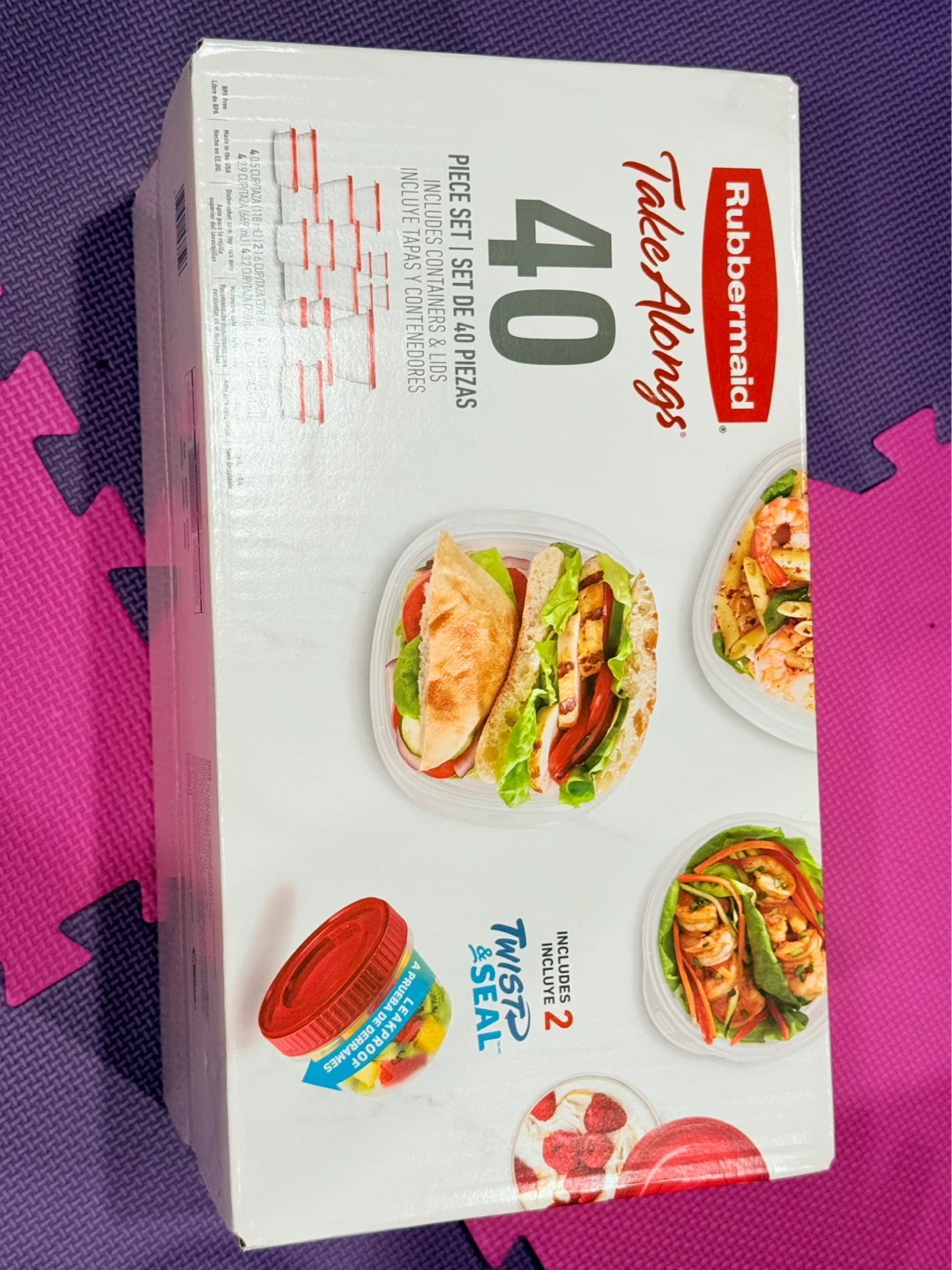 40pc Rubbermaid Takealongs BNIB