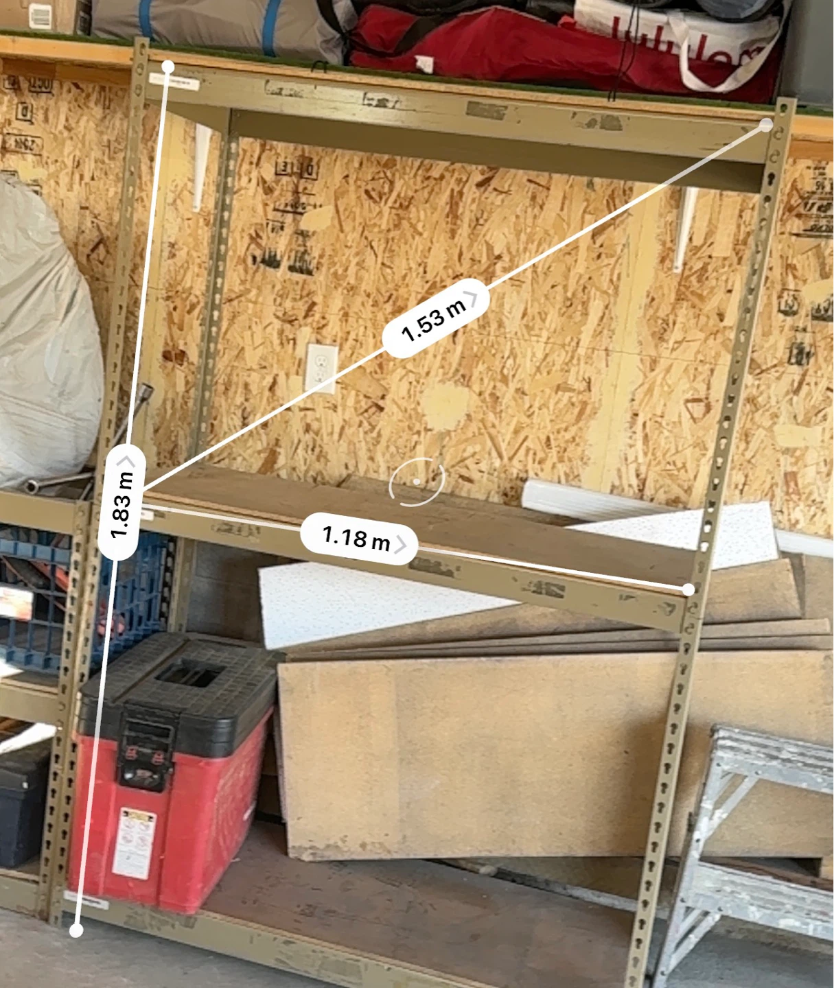 Metal Shelving Unit
