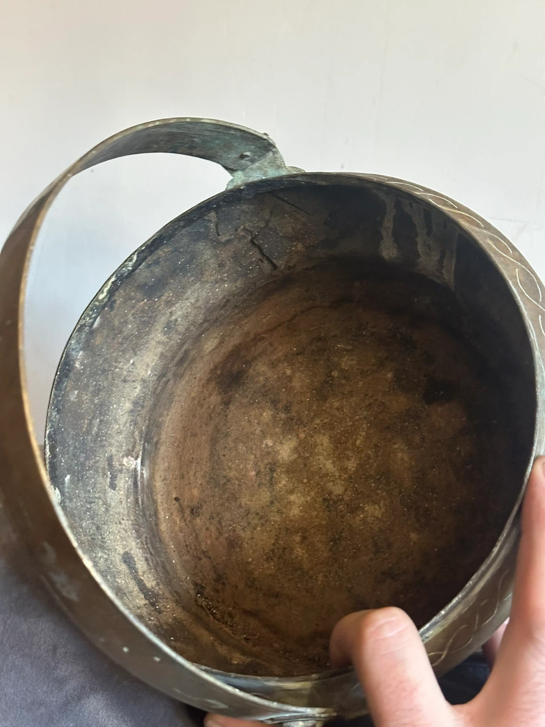 Antique Brass Chinese Hand Warmer - photo 4